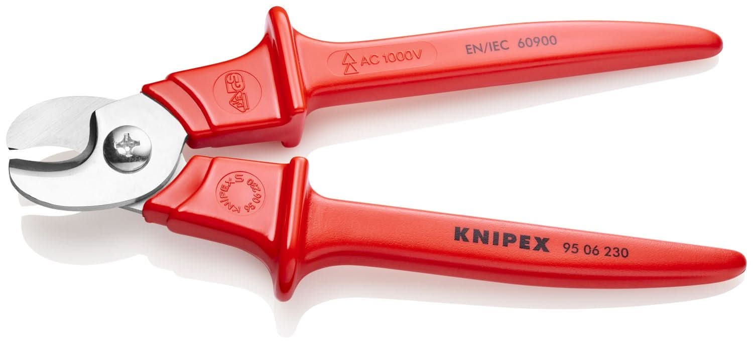 Knipex 95 06 230 Cable Shears-1000V Insulated - Image 3