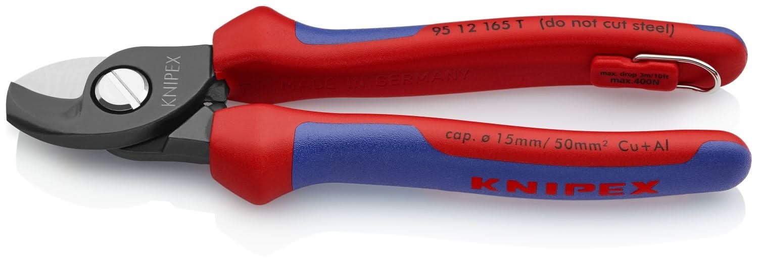Knipex 95 12 165 T BKA Cable Shears-Tethered Attachment - Image 2