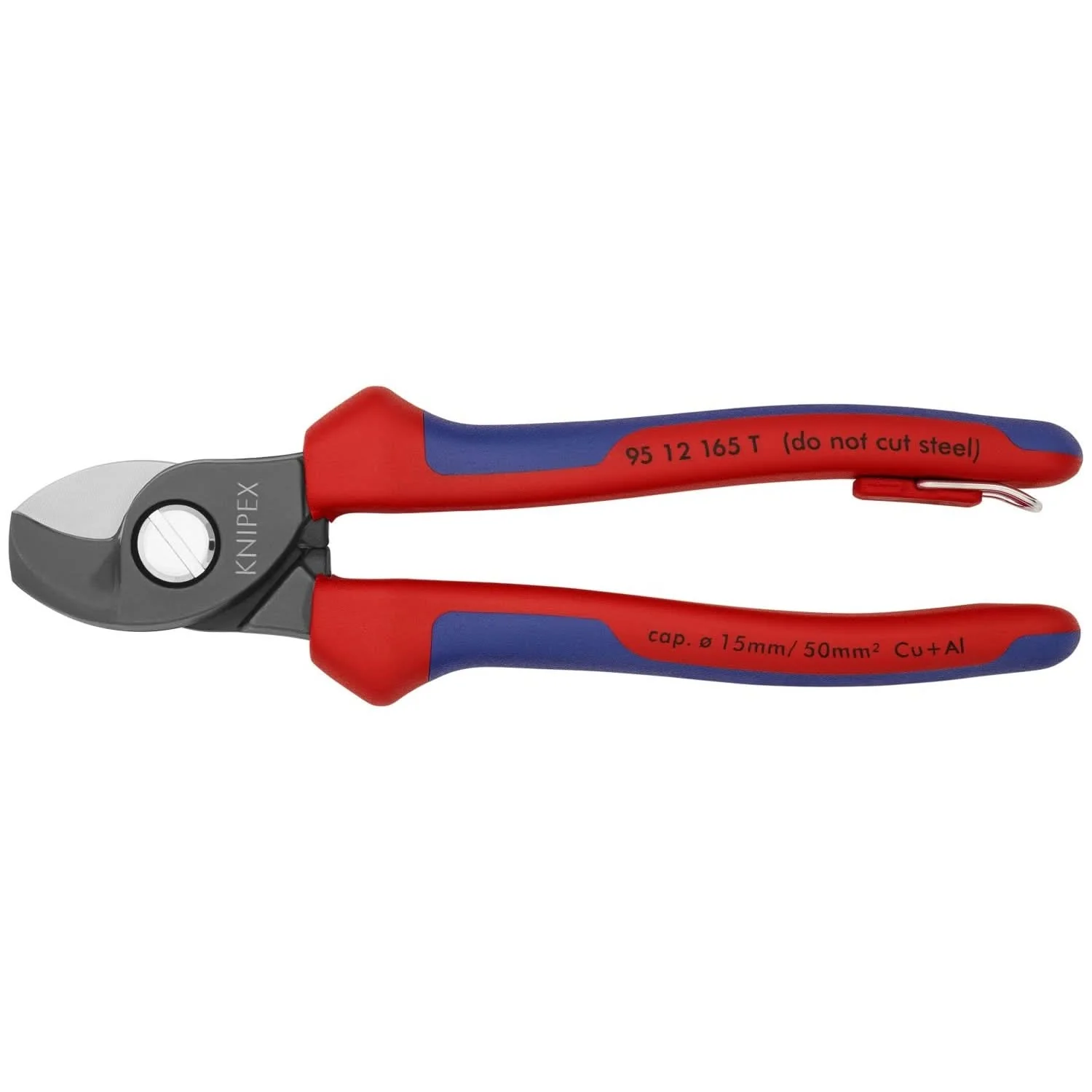 Knipex 95 12 165 T BKA Cable Shears-Tethered Attachment - Image 1
