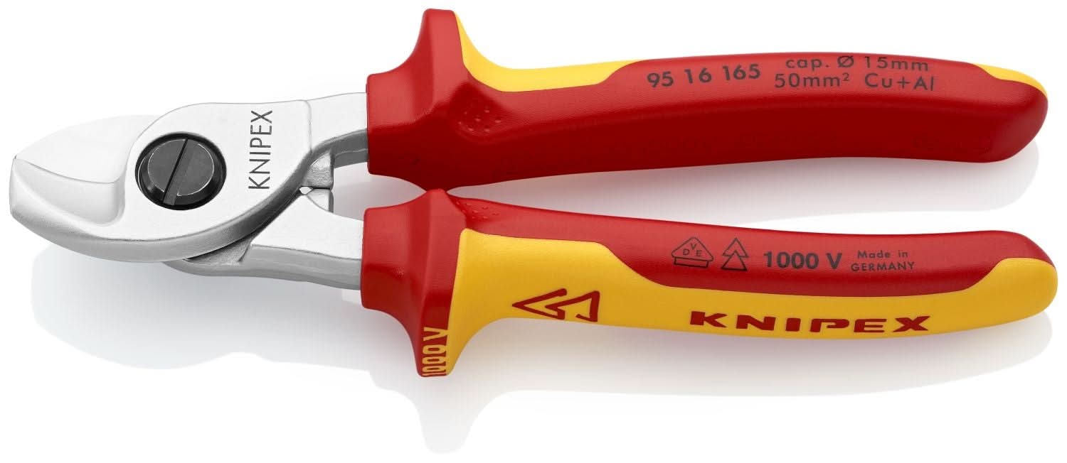 Knipex 95 16 165 Cable Shears-1000V Insulated - Image 2