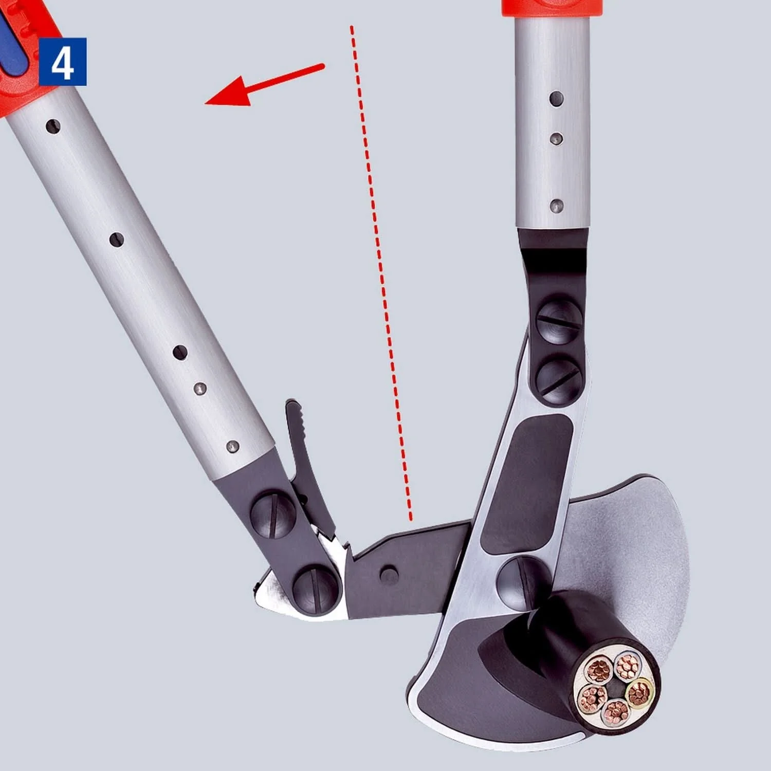 Knipex 95 32 038 Cable Cutters with Telescopic Handles - Image 3