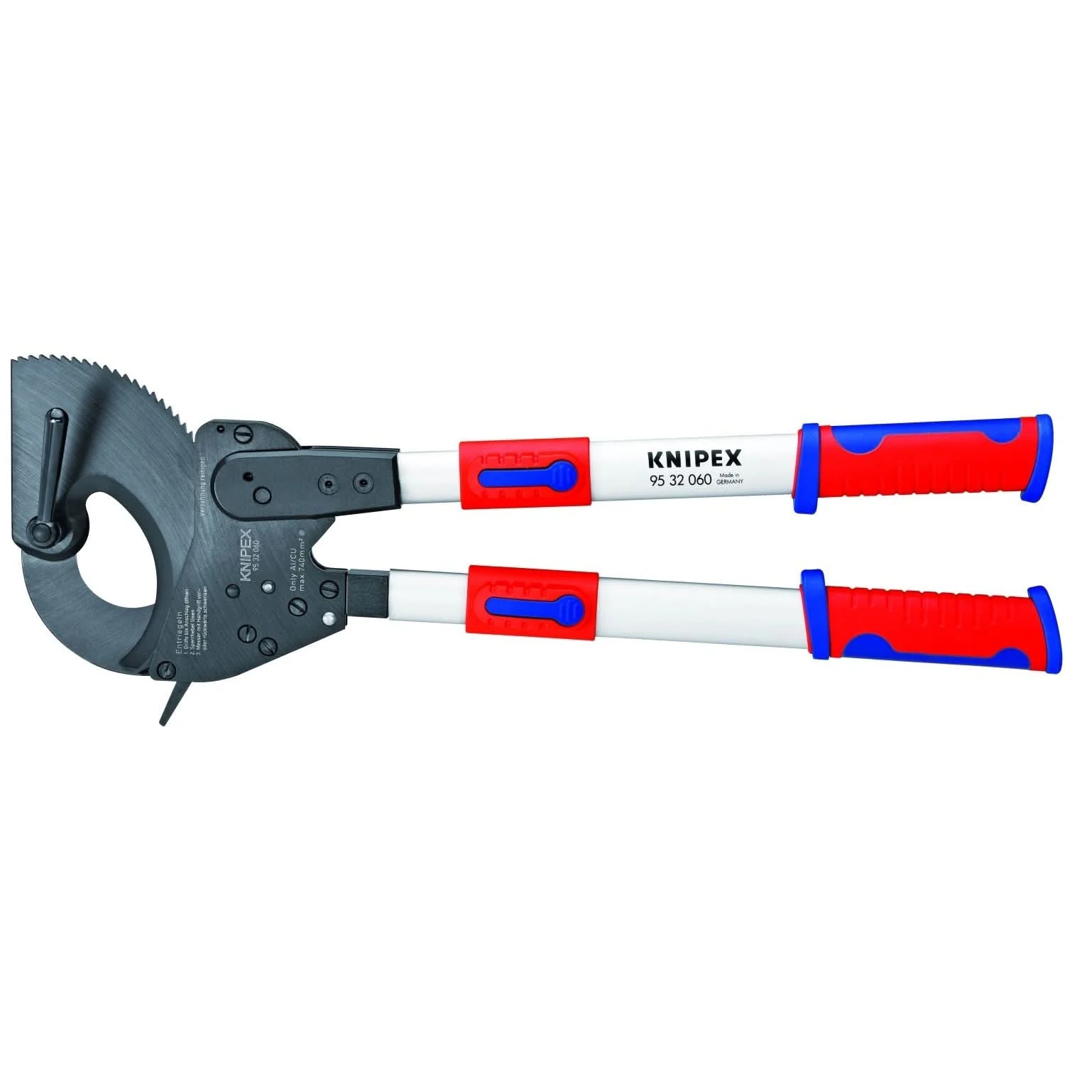 Knipex 95 32 060 Ratcheting Cable Cutters-Telescopic Handles - Image 1