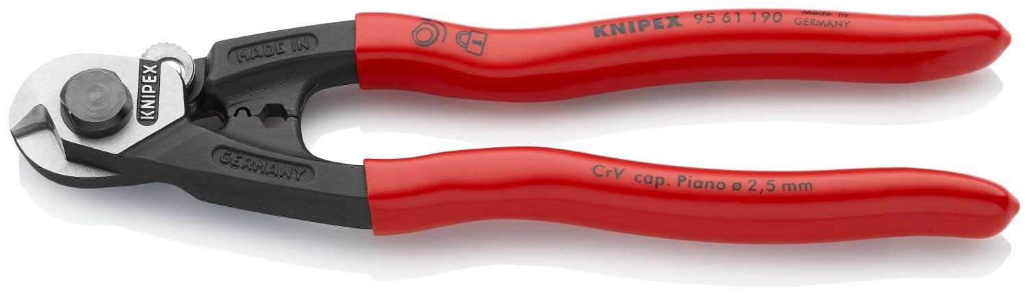 Knipex 95 61 190 Wire Rope Shears - Image 2