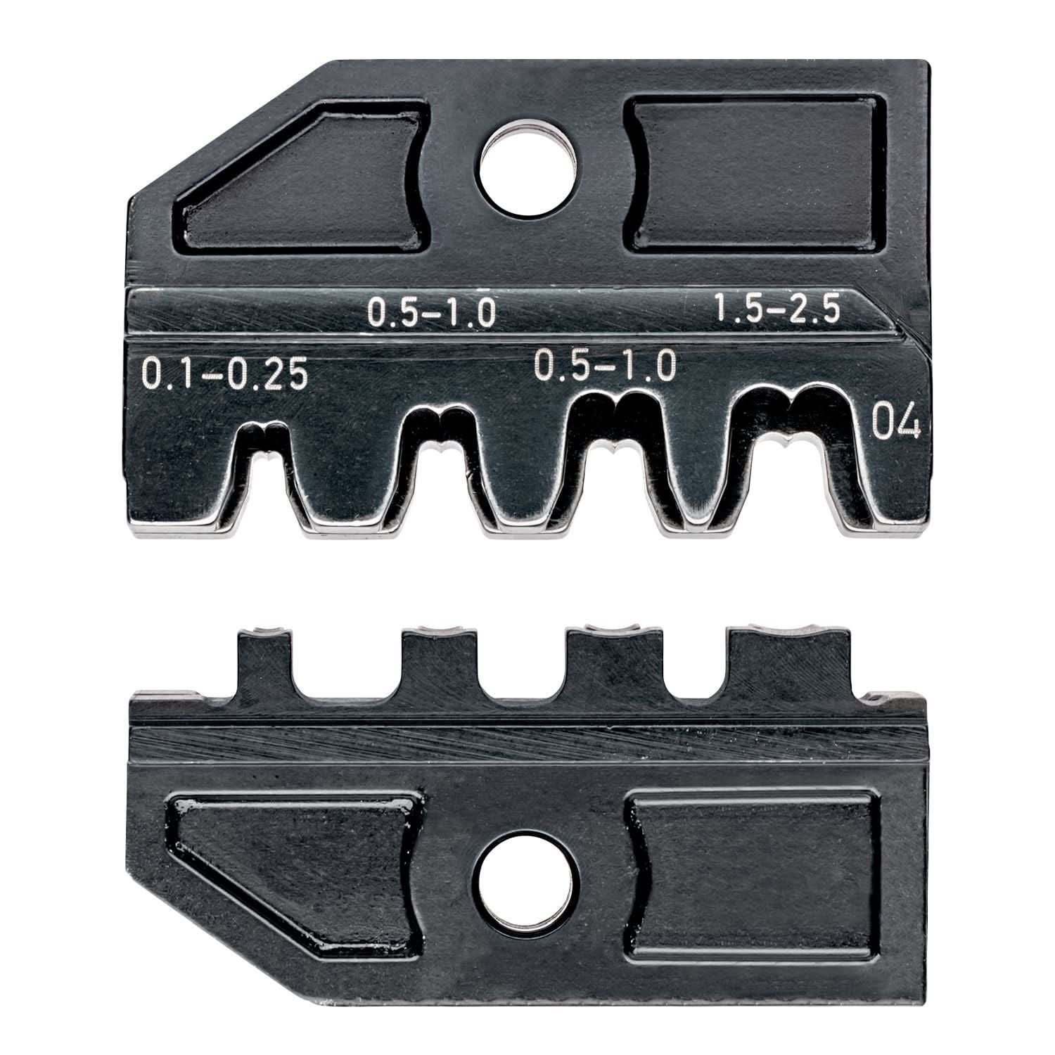Knipex 97 49 04 Crimping Die For Non-Insulated Open Plug-Type Connectors (Plug Width 2.8 and 4.8 mm) - Image 1