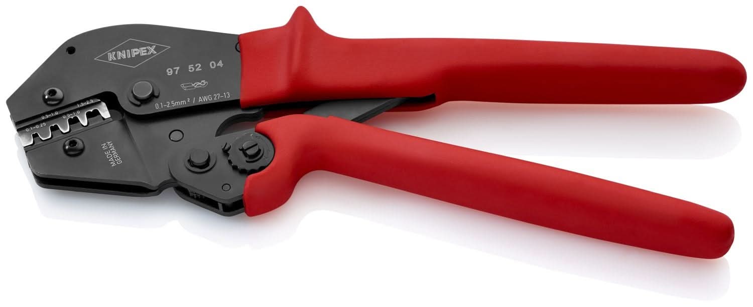 Knipex 97 52 04 Crimping Pliers For Non-Insulated Open Plug-Type Connectors (Plug Width 2.8 and 4.8 mm) - Image 2