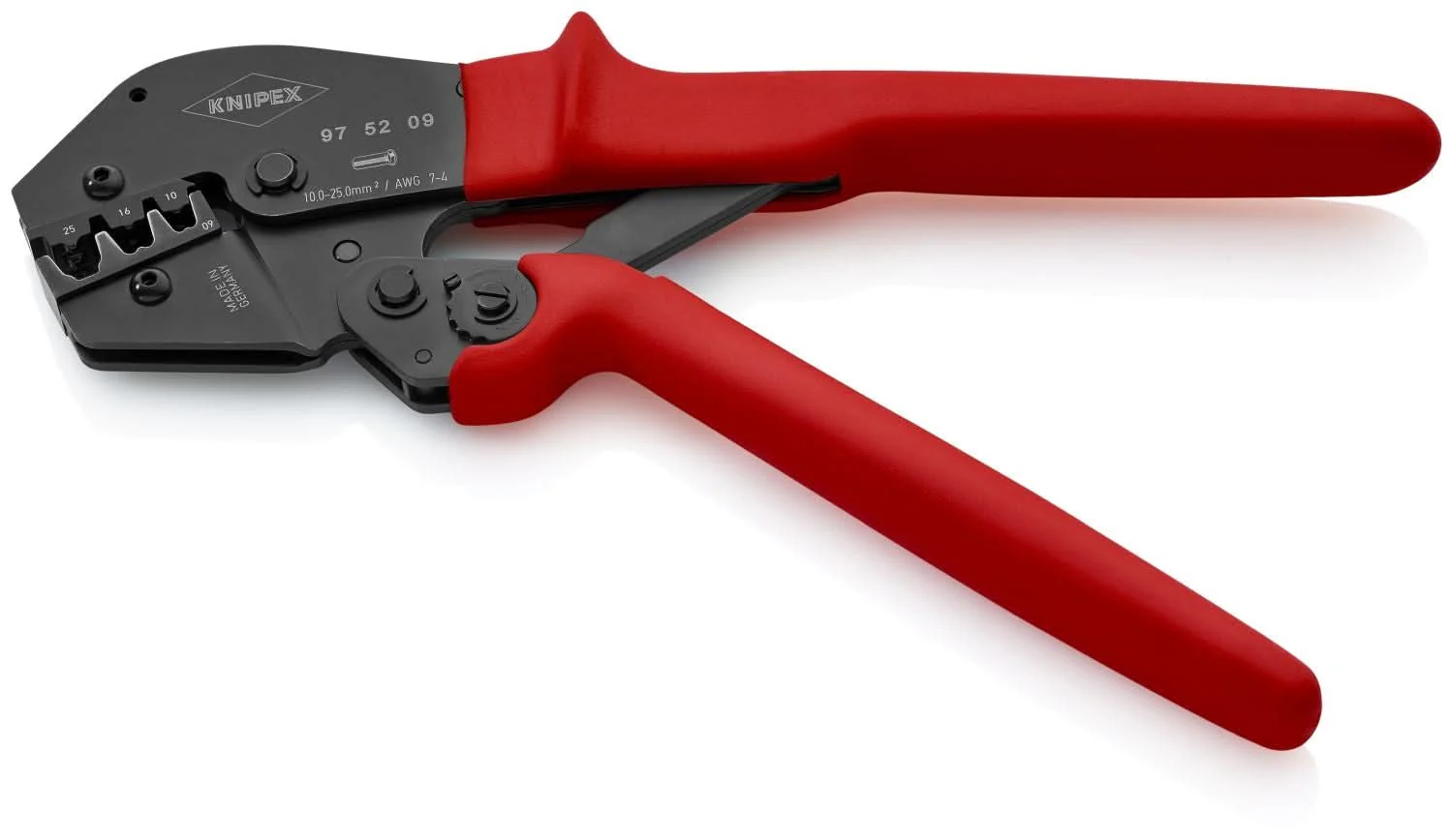 Knipex 97 52 09 Crimping Pliers For Insulated and Non-Insulated Wire Ferrules - Image 3