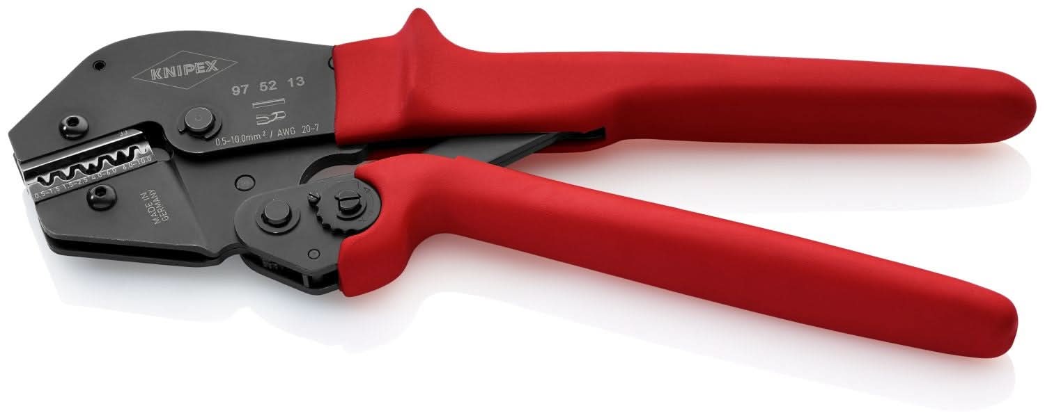 Knipex 97 52 13 Crimping Pliers For Non-insulated Crimp Terminals, Tube and Compression Cable Lugs - Image 2