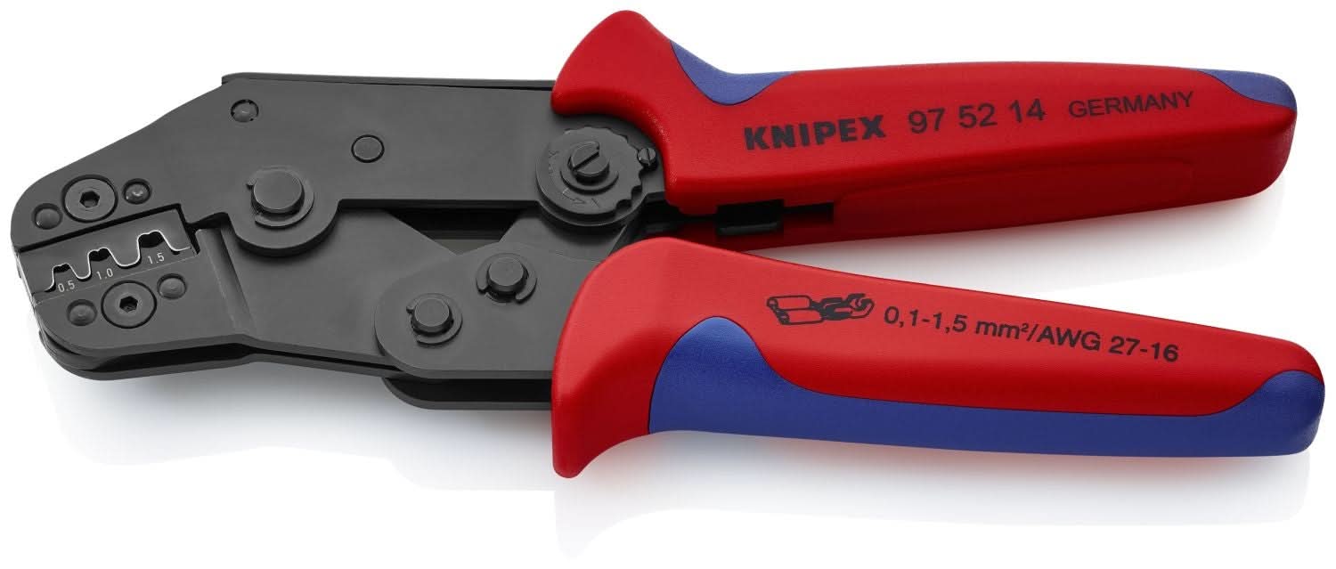 Knipex 97 52 14 Crimping Pliers For Non-Insulated Open Plug-Type Connectors (Plug Width 2.8 and 4.8 mm) - Image 2
