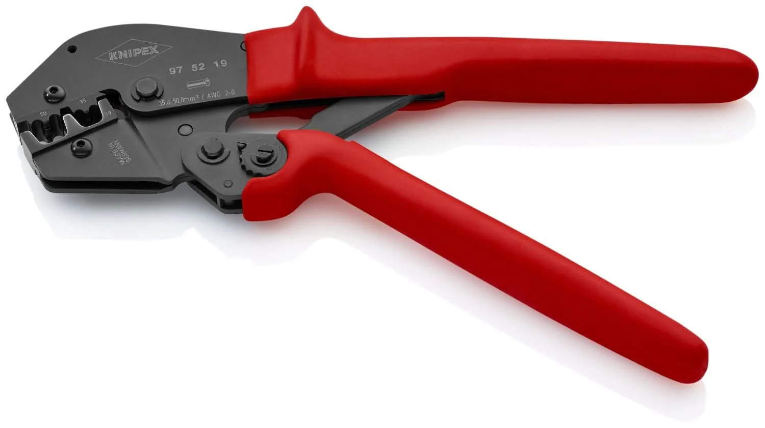 Knipex 97 52 19 Crimping Pliers For Insulated and Non-Insulated Wire Ferrules - Image 3