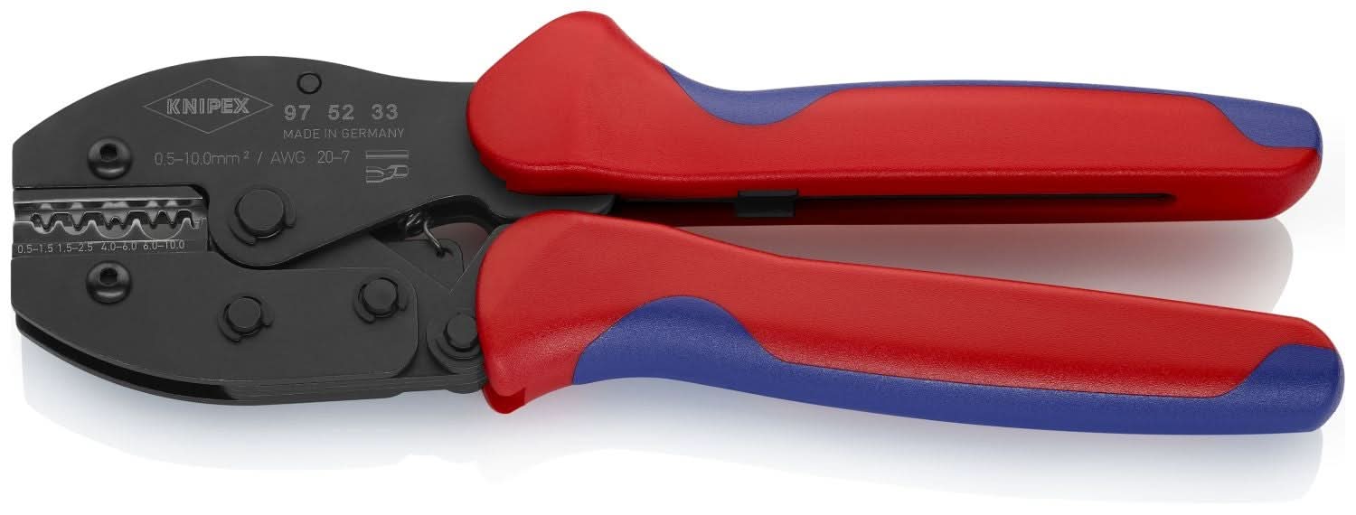 Knipex 97 52 33 Crimping Pliers For Non-insulated Crimp Terminals, Tube and Compression Cable Lugs - Image 2