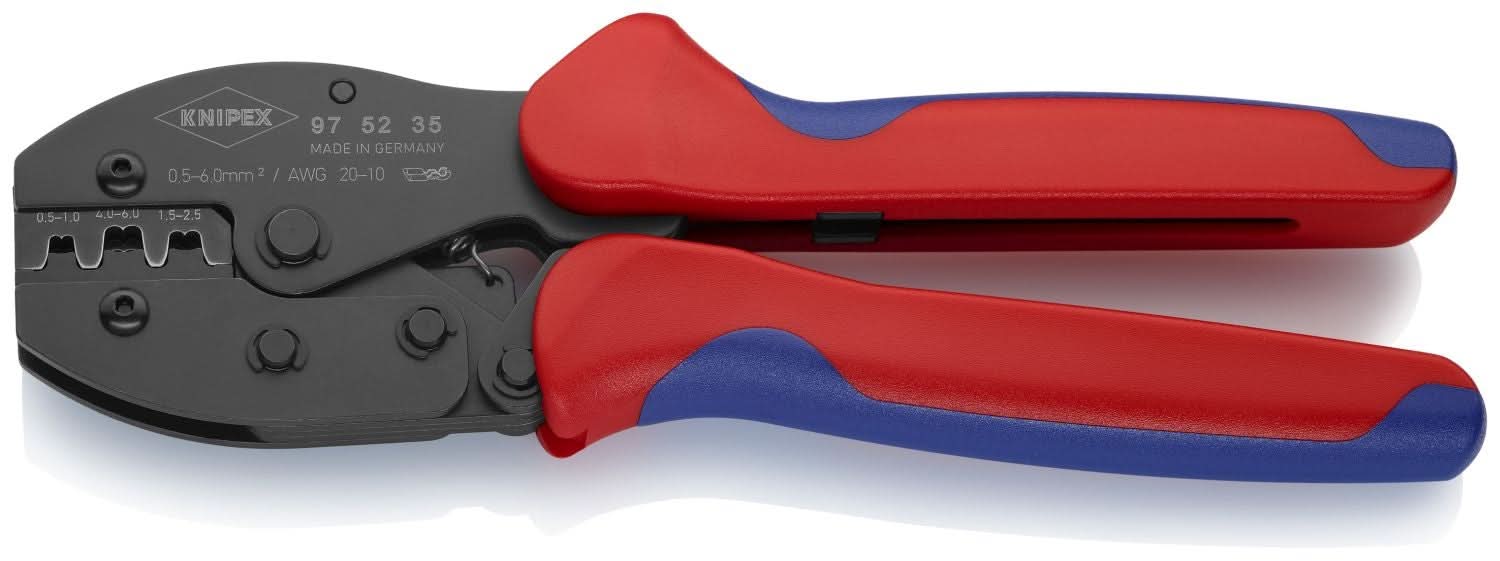 Knipex 97 52 35 Crimping Pliers For Non-Insulated Open Plug-Type Connectors (Plug Width 4.8 and 6.3 mm) - Image 2