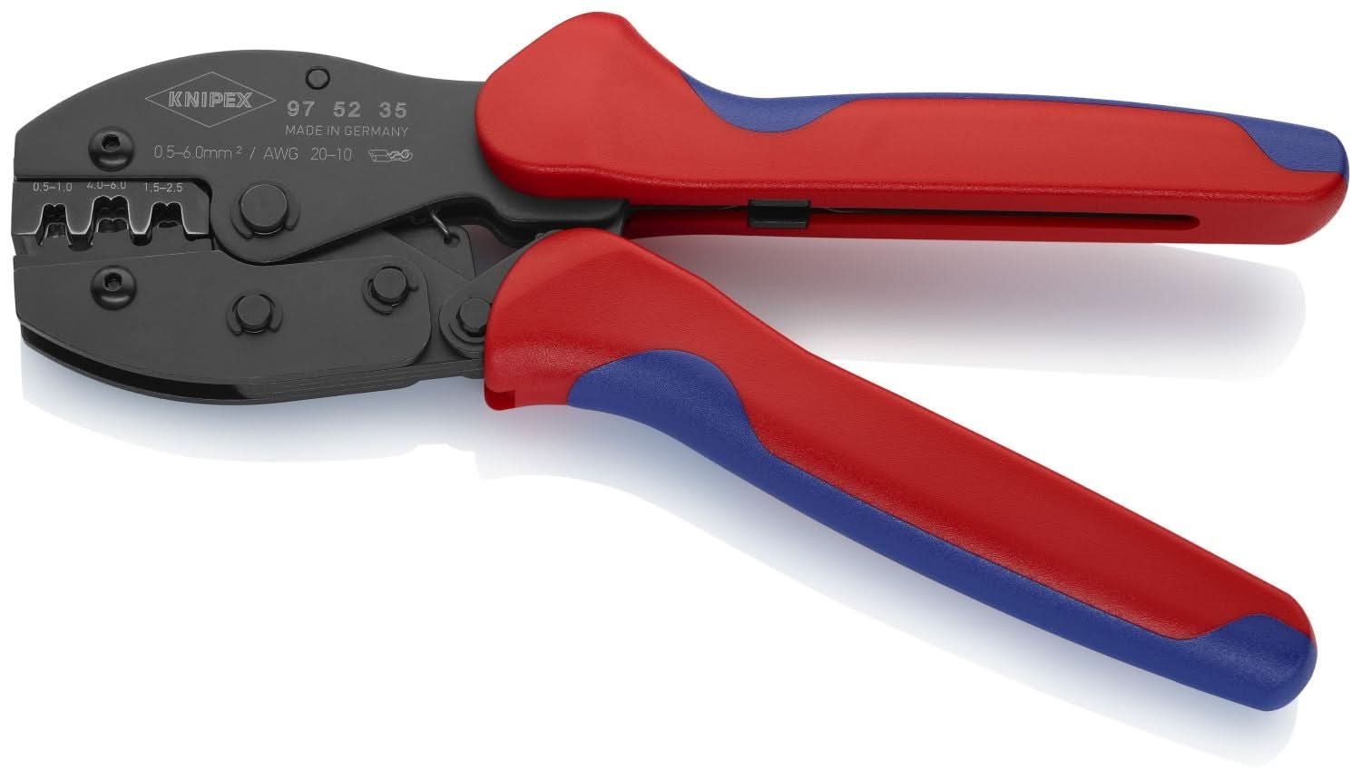 Knipex 97 52 35 Crimping Pliers For Non-Insulated Open Plug-Type Connectors (Plug Width 4.8 and 6.3 mm) - Image 3
