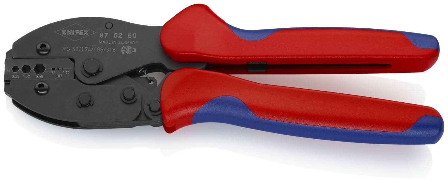 Knipex 97 52 50 Crimping Pliers For COAX, BNC and TNC Connectors For RG58/174/188/316 - Image 2