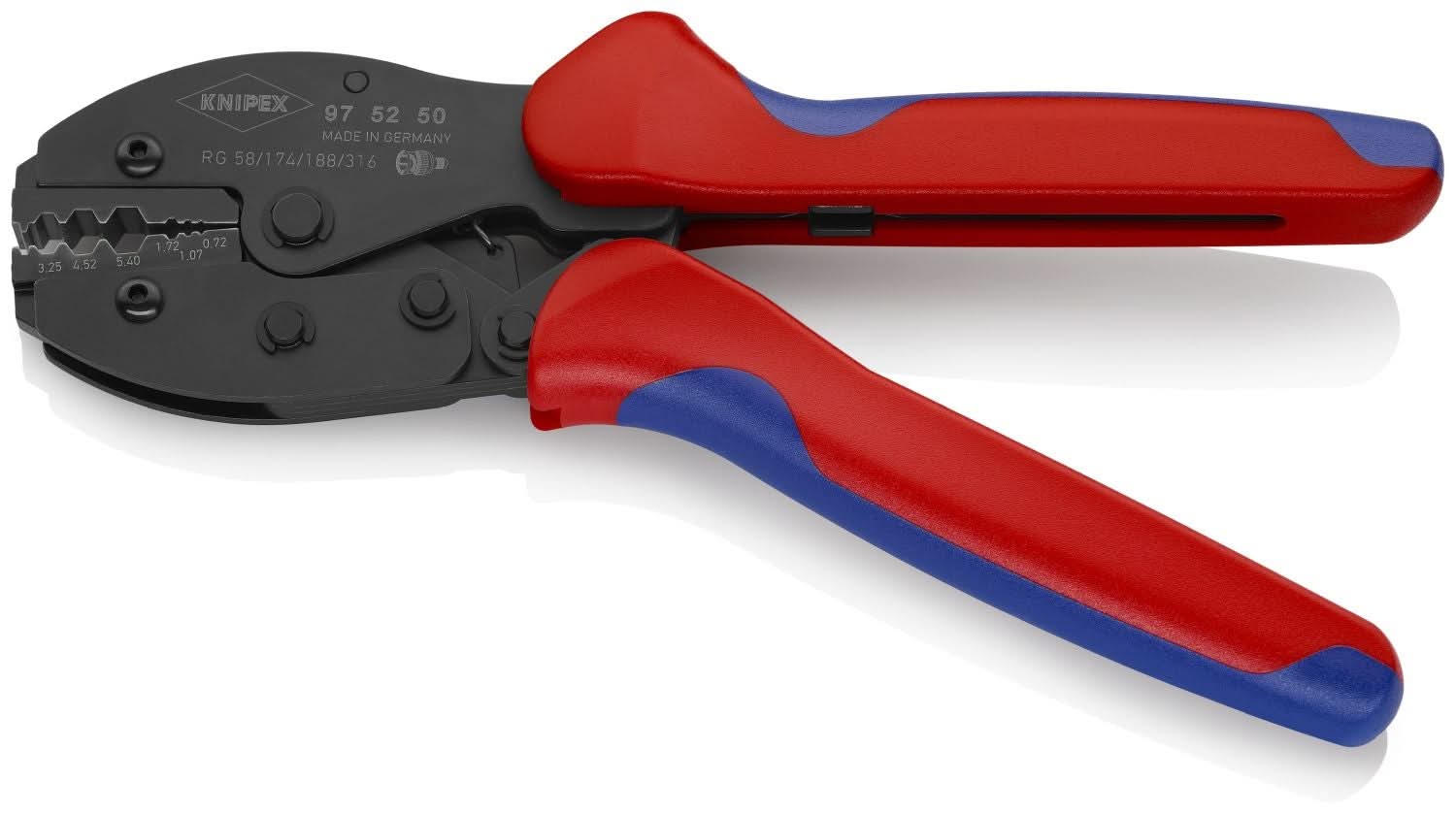 Knipex 97 52 50 Crimping Pliers For COAX, BNC and TNC Connectors For RG58/174/188/316 - Image 3