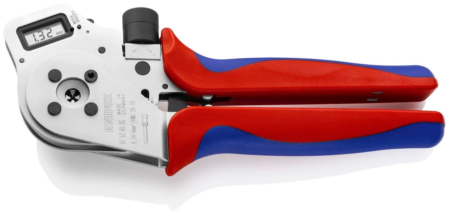 Knipex 97 52 65 DG Digital Crimping Pliers - Four-Mandrel For Turned Contacts - Image 2