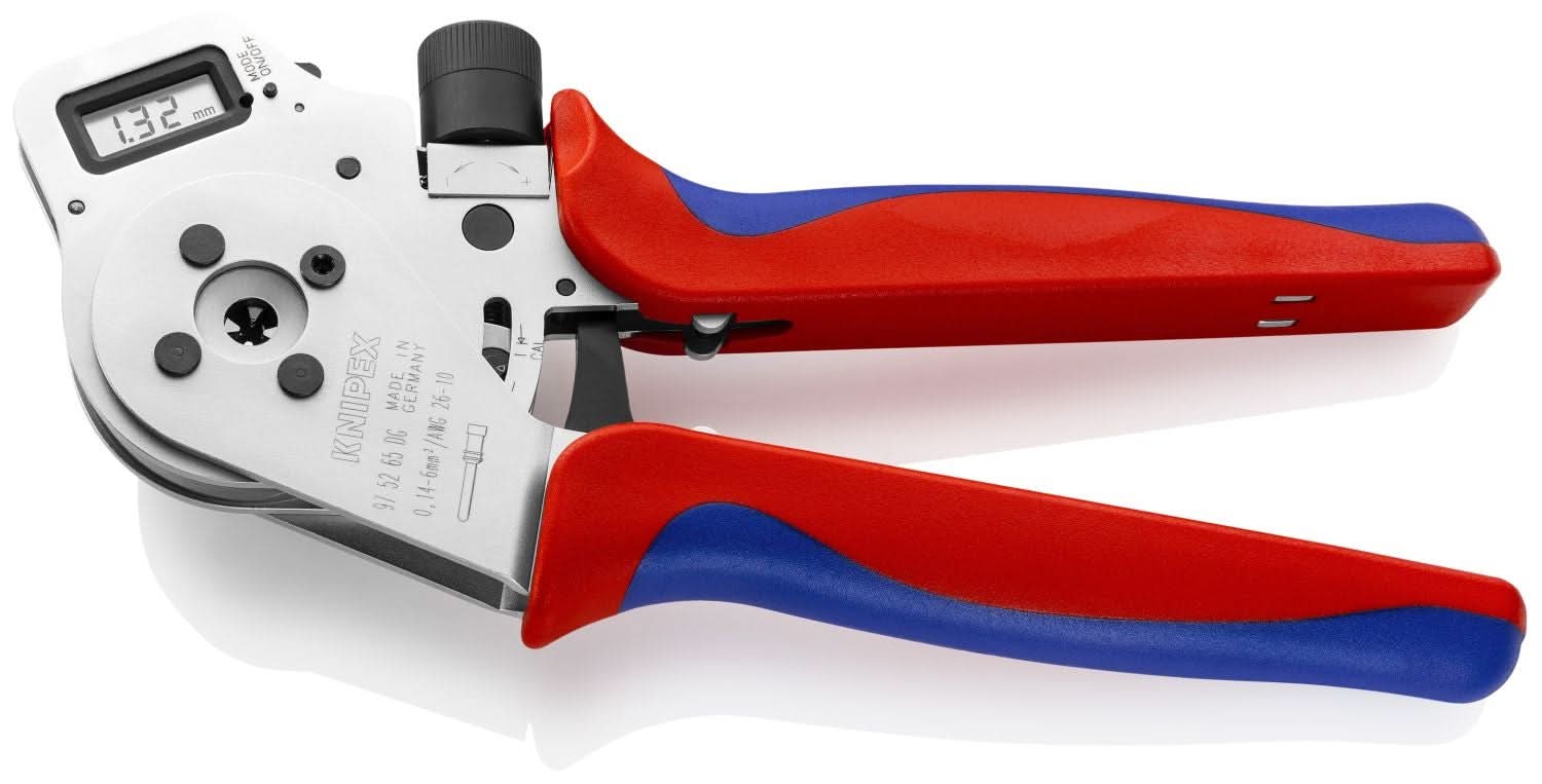 Knipex 97 52 65 DG Digital Crimping Pliers - Four-Mandrel For Turned Contacts - Image 3