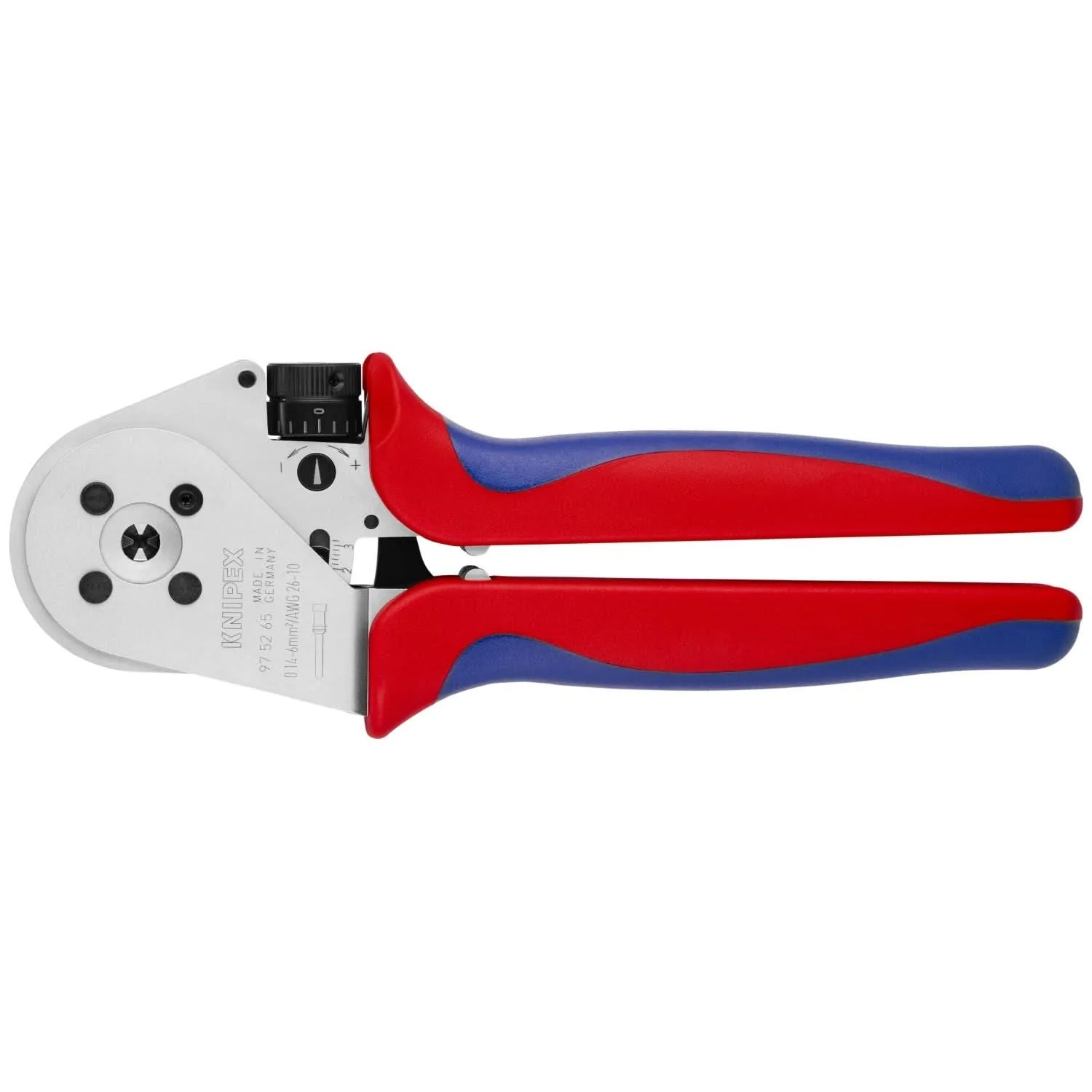 Knipex 97 52 65 Crimping Pliers - Four-Mandrel For Turned Contacts - Image 1