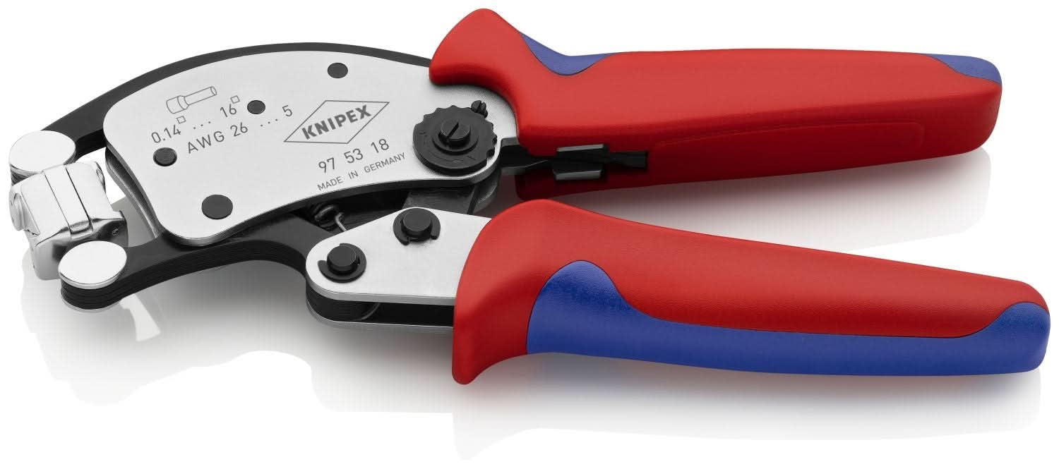 Knipex 97 53 18 KNIPEX Twistor16 Self-Adjusting Crimping Pliers For Wire Ferrules - Image 2