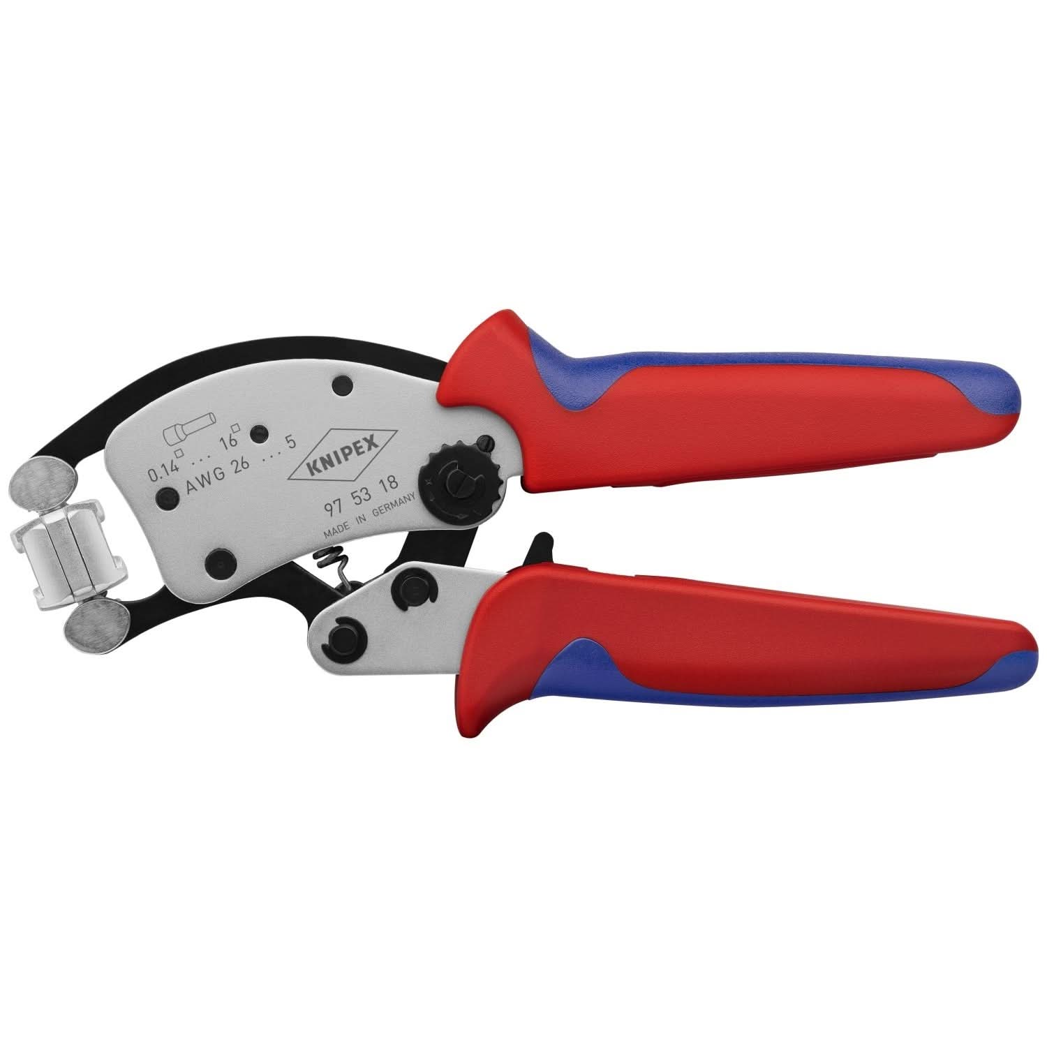 Knipex 97 53 18 KNIPEX Twistor16 Self-Adjusting Crimping Pliers For Wire Ferrules - Image 1