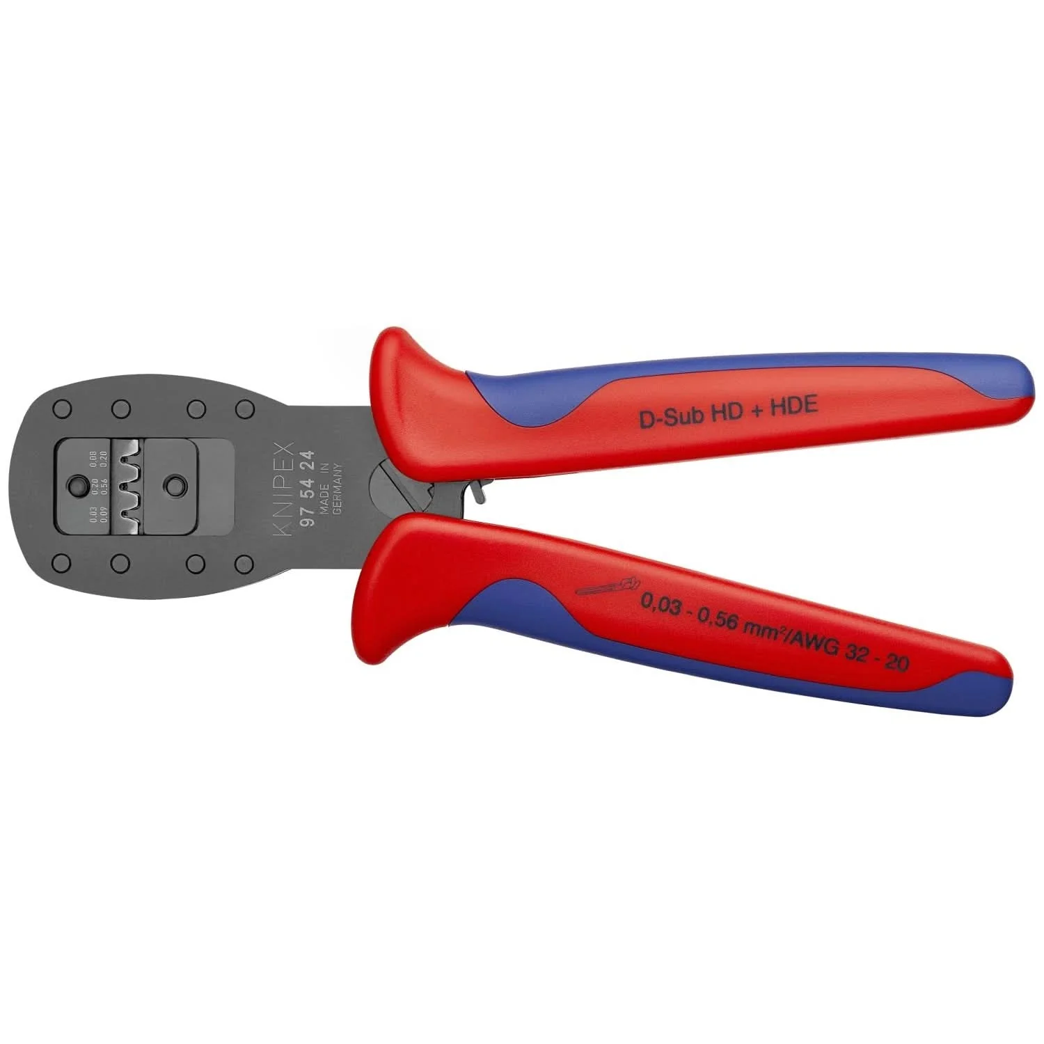 Knipex 97 54 24 Crimping Pliers for Micro Plugs - Image 1