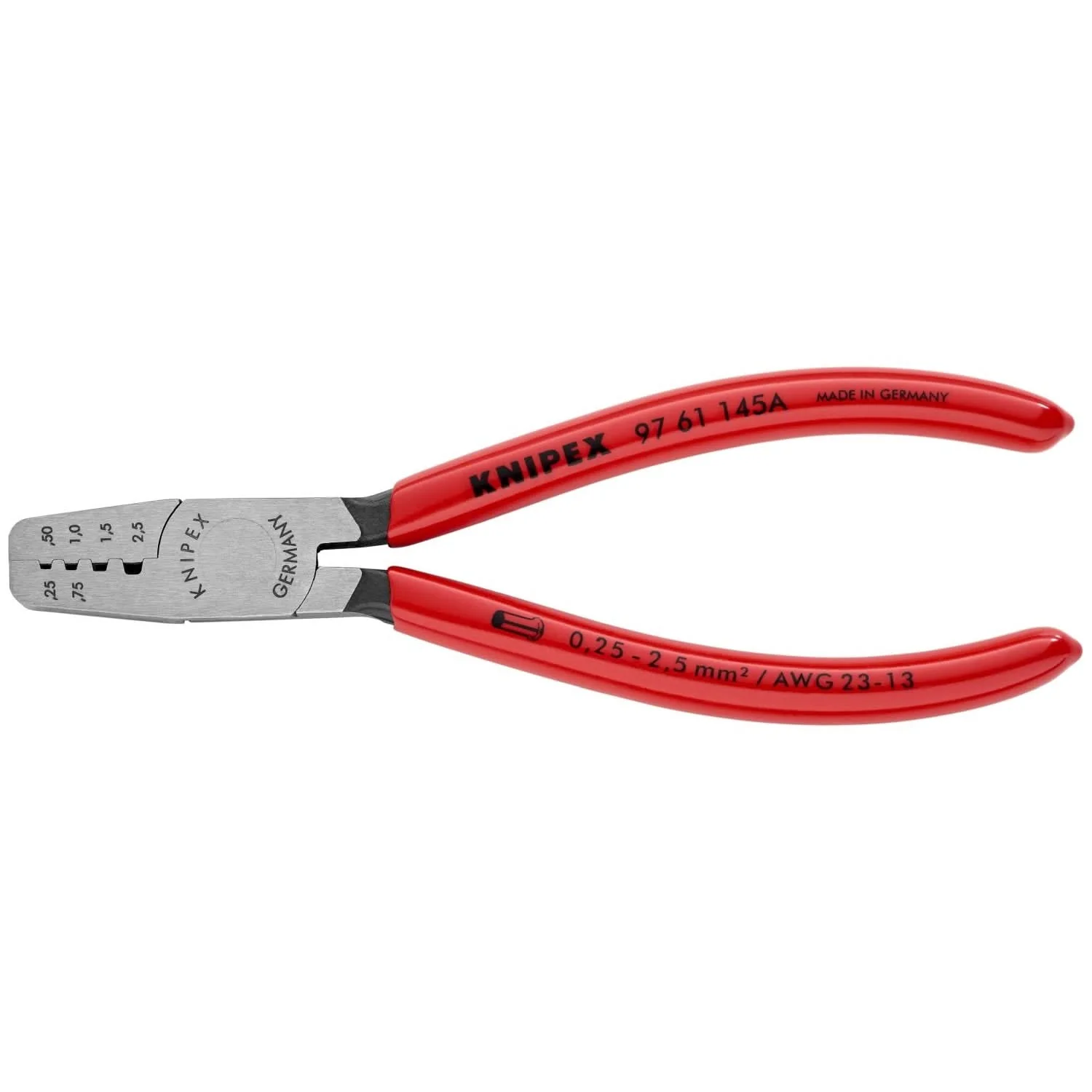 Knipex 97 61 145 A Crimping Pliers for Wire Ferrules - Image 1