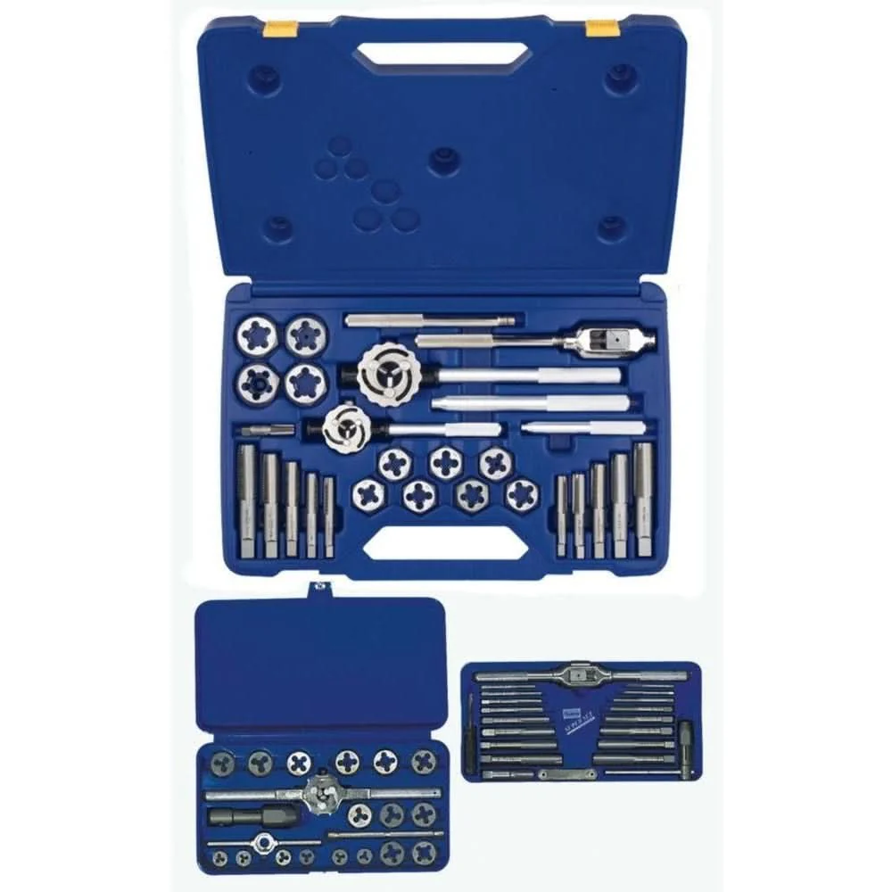 Irwin 97606 HANSON Machine Screw Fractional Tap And Die 66 Piece Set - Image 1