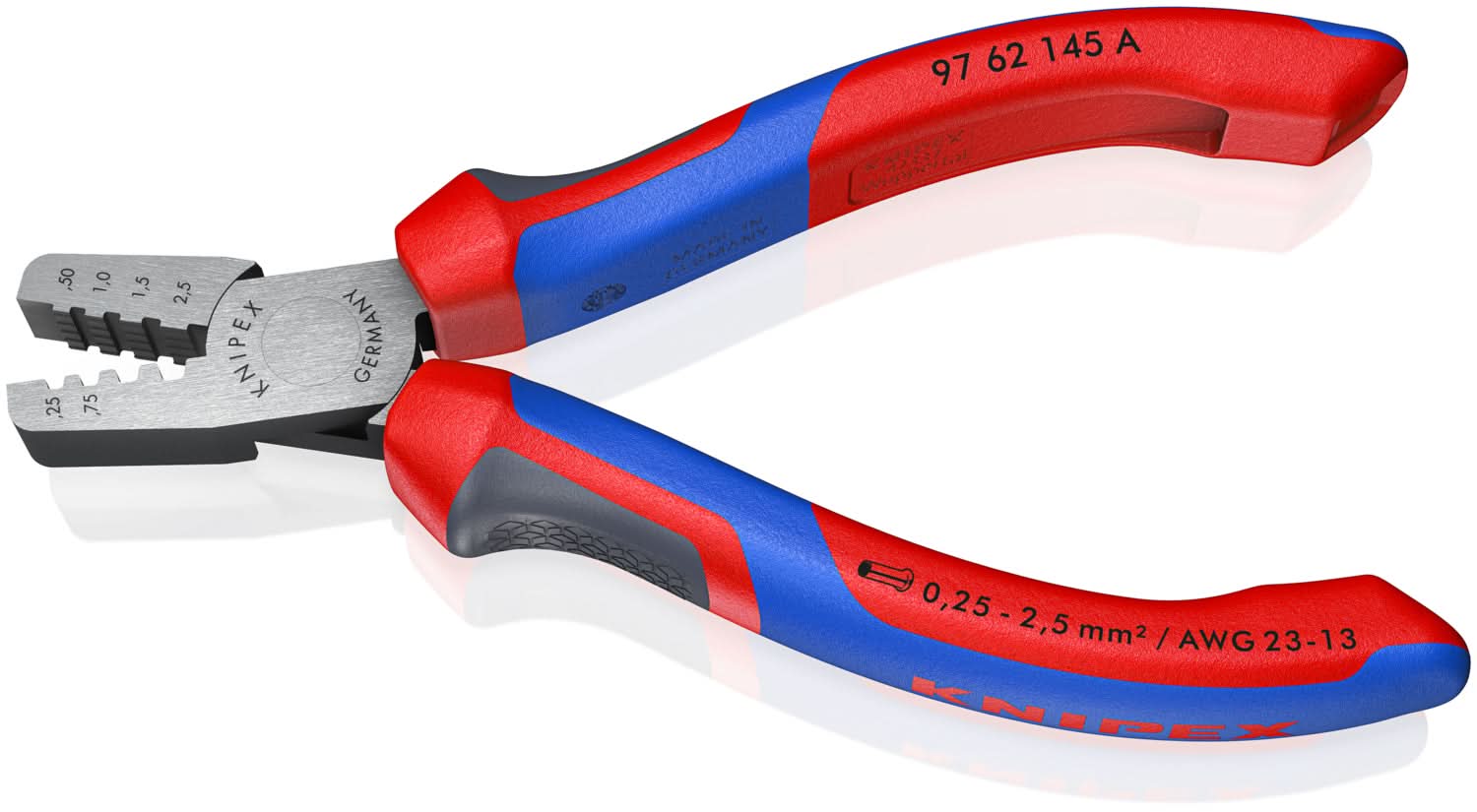 Knipex 97 62 145 A Crimping Pliers for Wire Ferrules - Image 3
