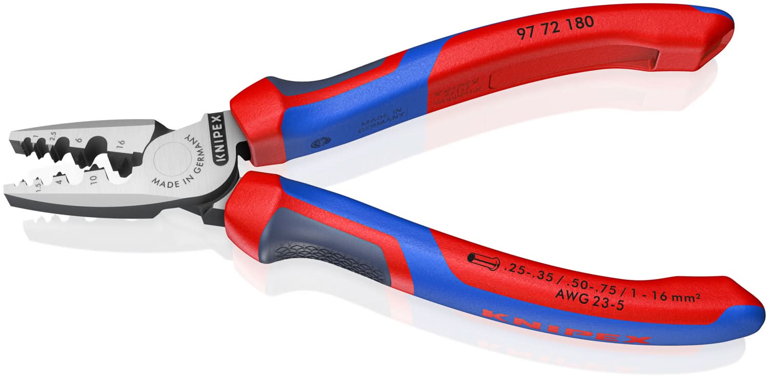 Knipex 97 72 180 Crimping Pliers for Wire Ferrules - Image 3
