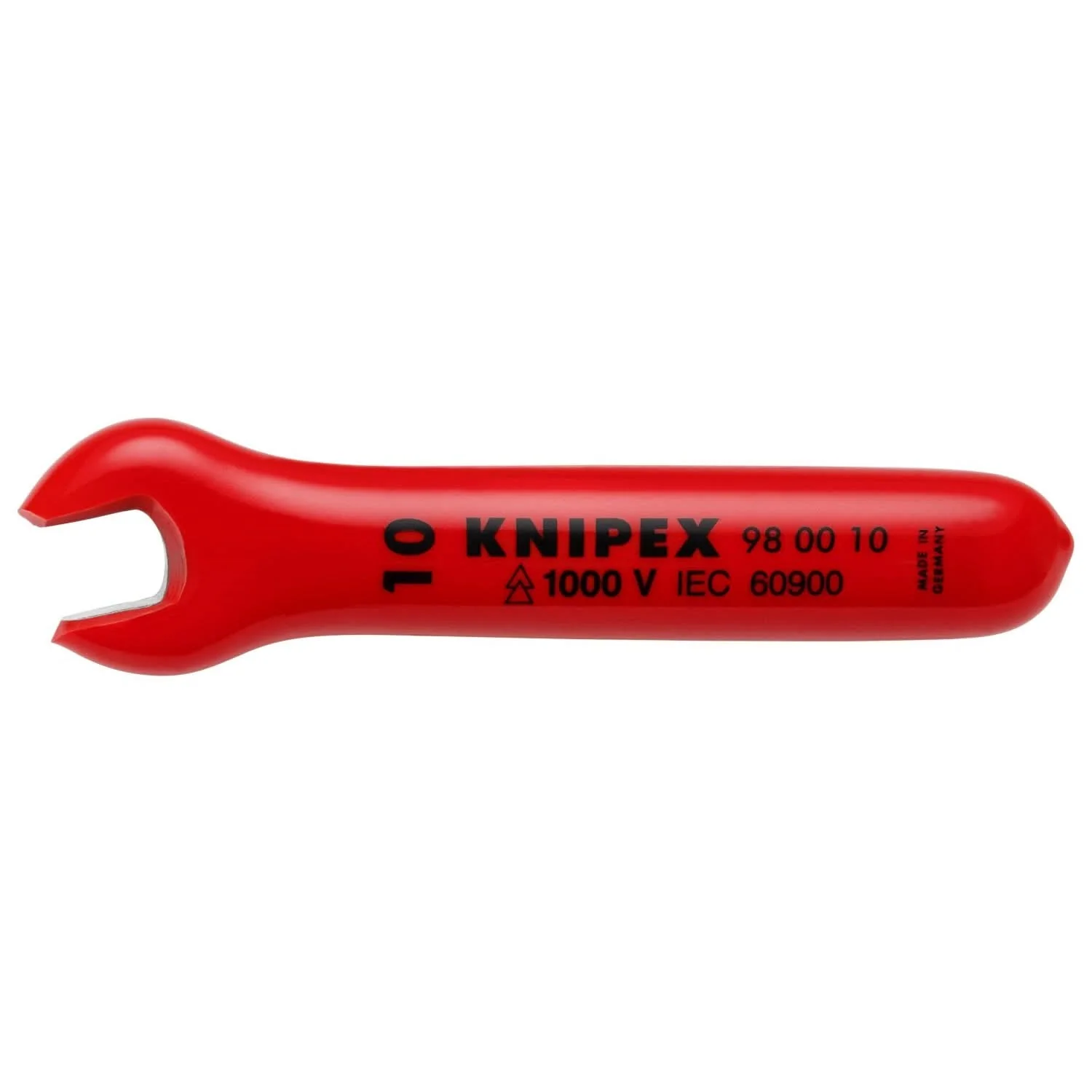 Knipex 98 00 10 Open End Wrench-1000V Insulated 10 mm - Image 1
