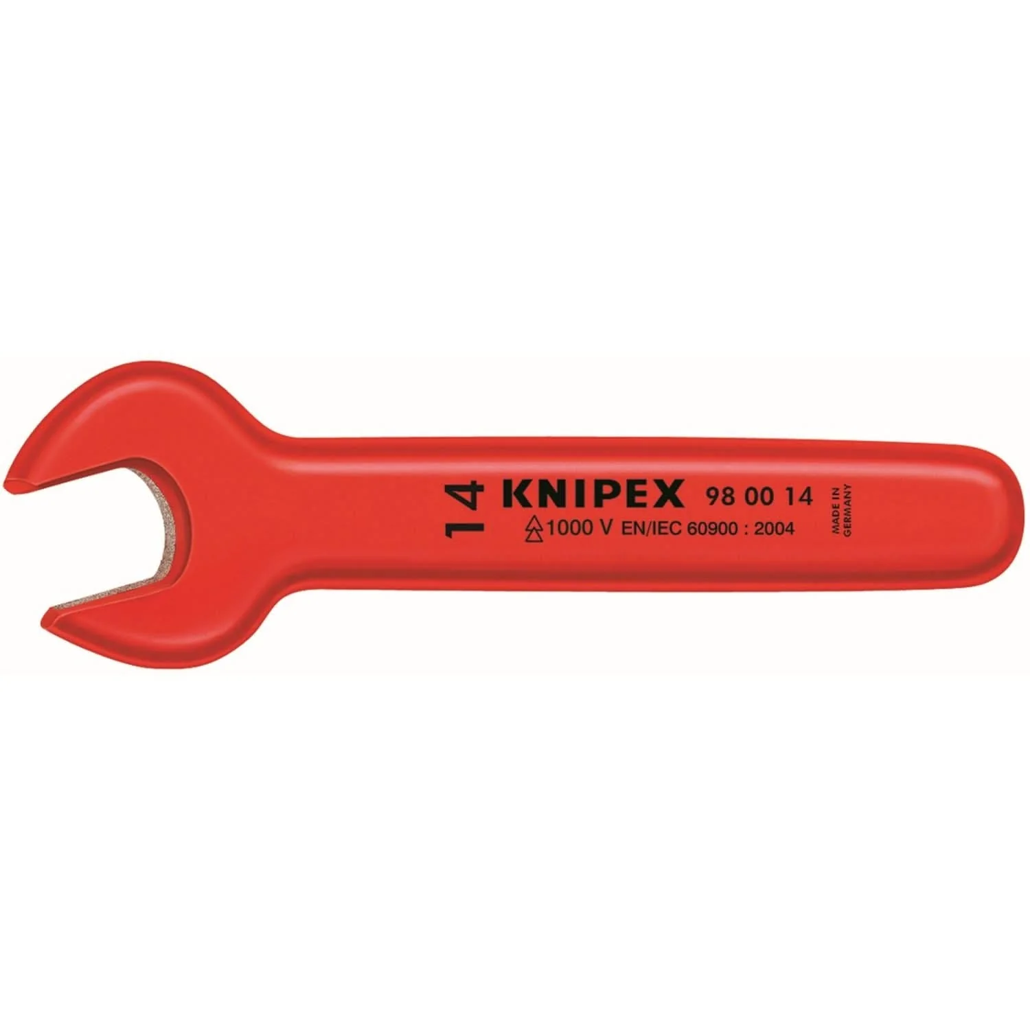 Knipex 98 00 16 Open End Wrench-1000V Insulated 16 mm - Image 1