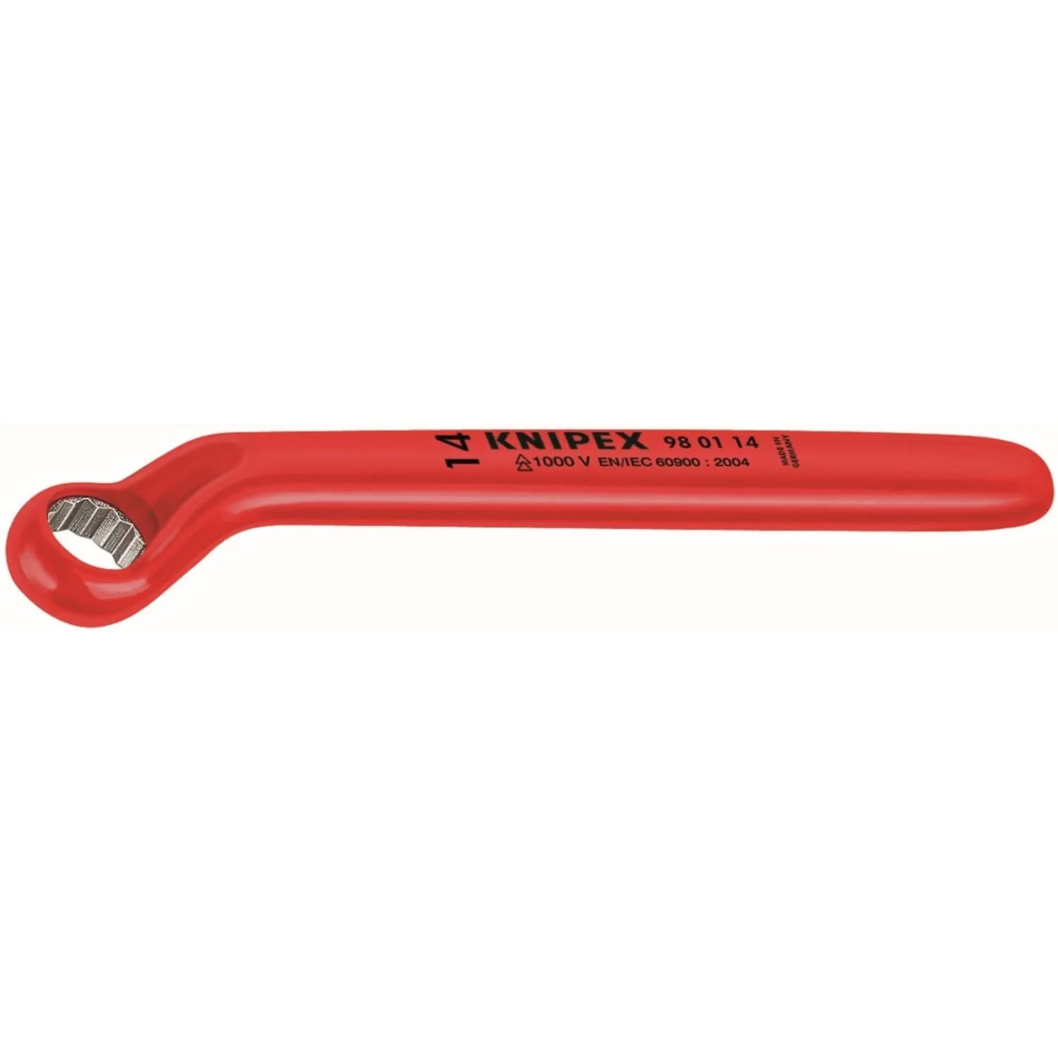 Knipex 98 01 09 Offset Box Wrench-1000V Insulated 9 mm - Image 1