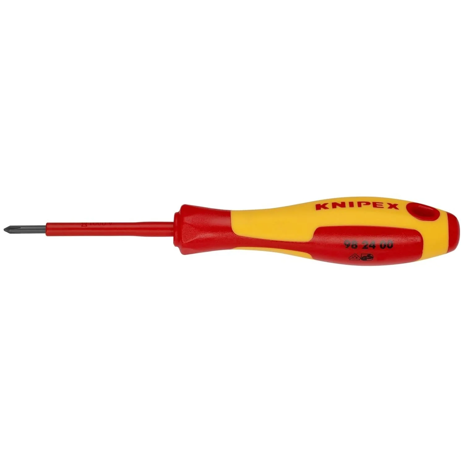 Knipex 98 24 00 Phillips Screwdriver, 2 1/2″-1000V Insulated, P0