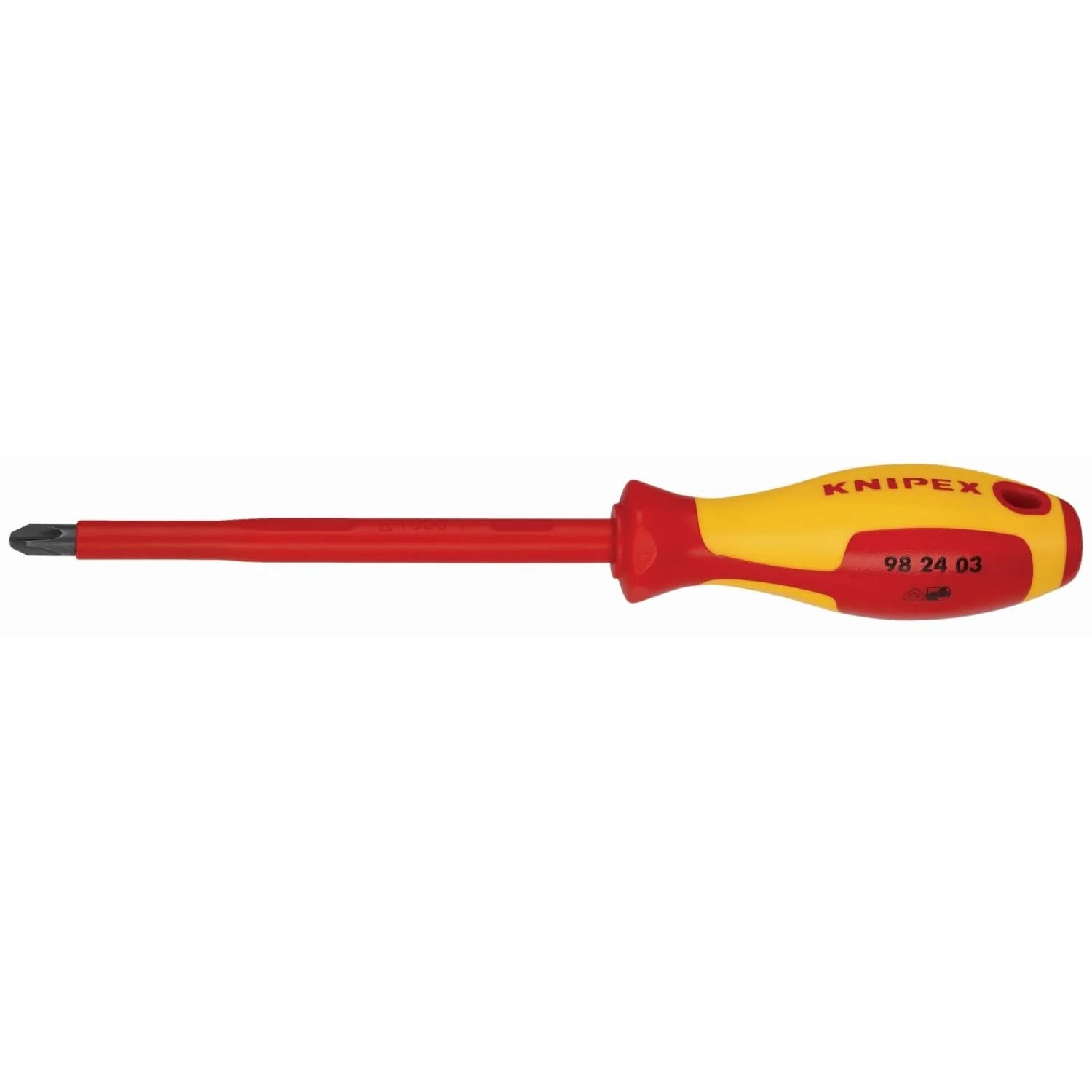 Knipex 98 24 03 Phillips Screwdriver, 6"-1000V Insulated, P3 - Image 1