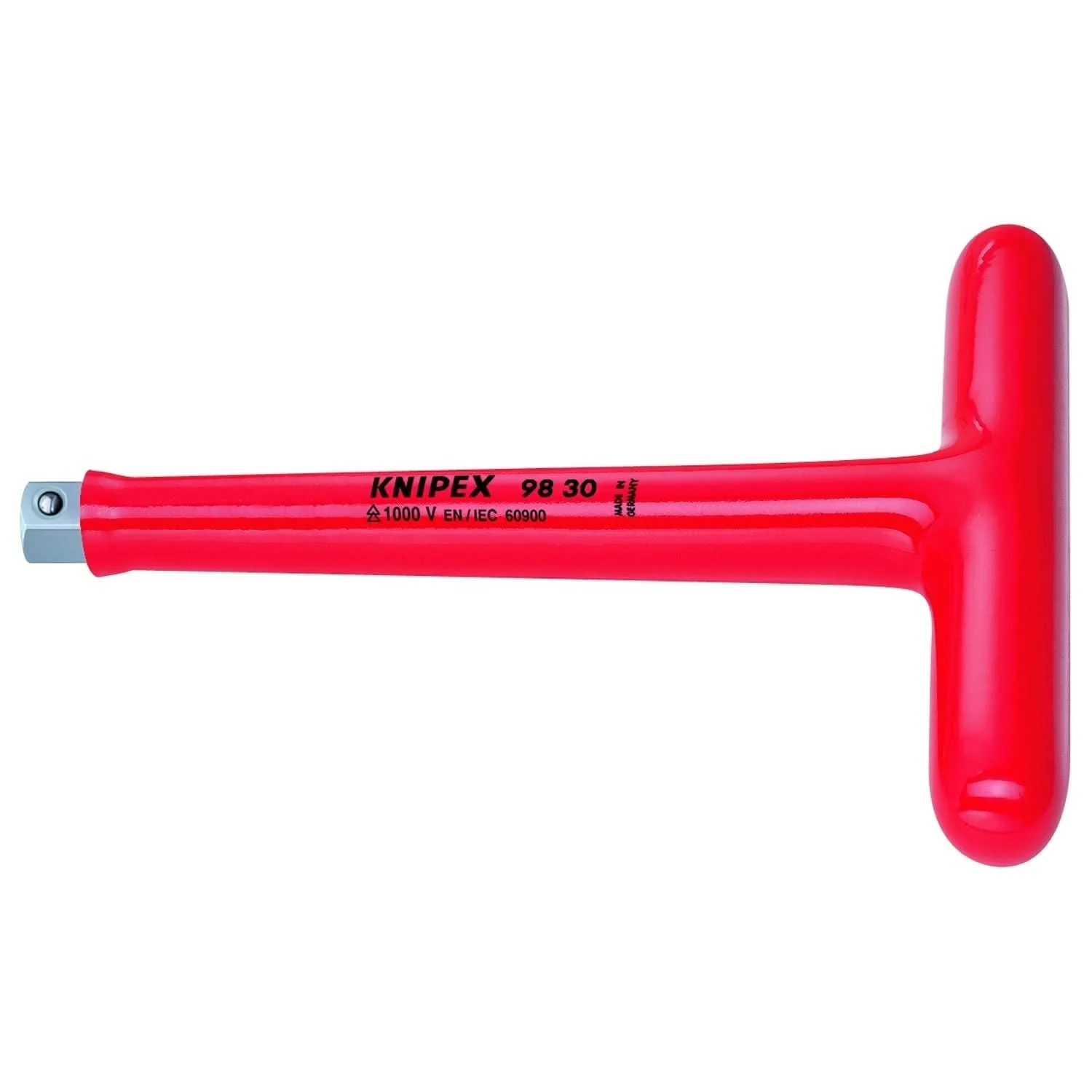 Knipex 98 30 T-Handle, 3/8" Drive-1000V Insulated - Image 1