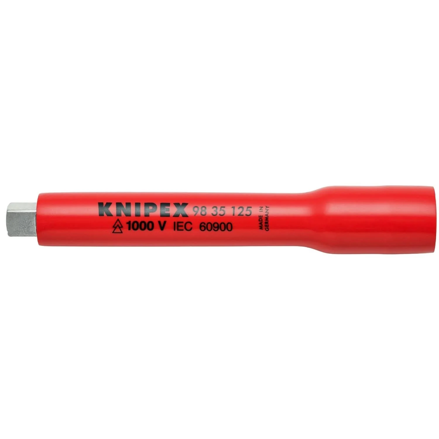 Knipex 98 35 125 Extension Bar, 3/8" Drive-1000V Insulated - Image 1