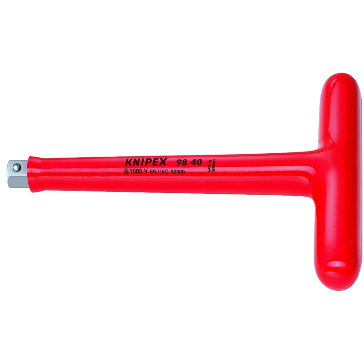 Knipex 98 40 T-Handle, 1/2" Drive-1000V Insulated - Image 1