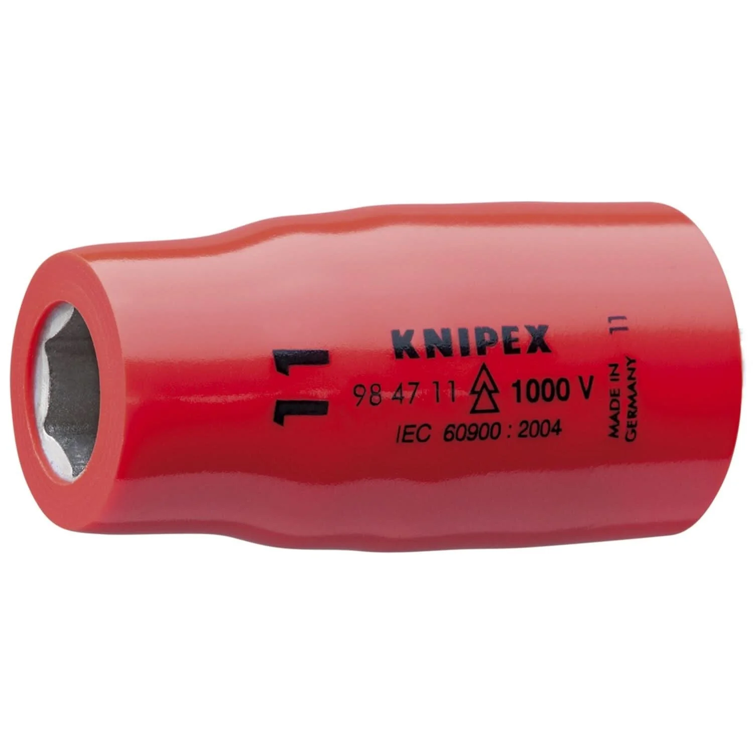 Knipex 98 47 13 Hex Socket, 1/2" Drive-1000V Insulated, 13 mm - Image 1