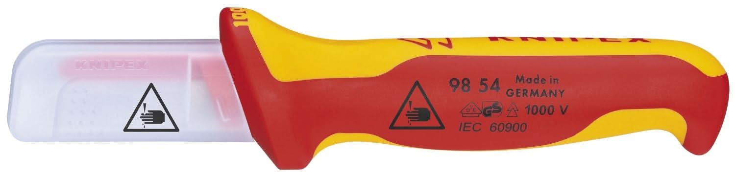 Knipex 98 54 SB Cable Knife-1000V Insulated - Image 2