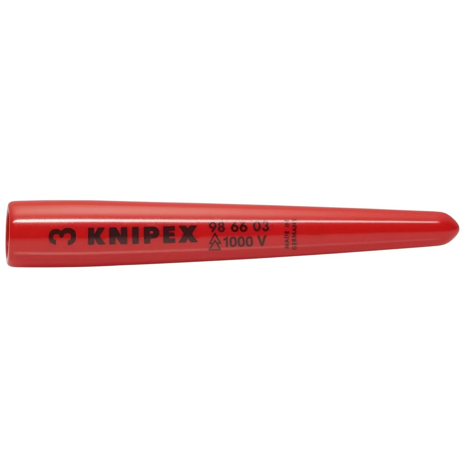 Knipex 98 66 03 Plastic Slip-On Cap #3-1000V Insulated - Image 1