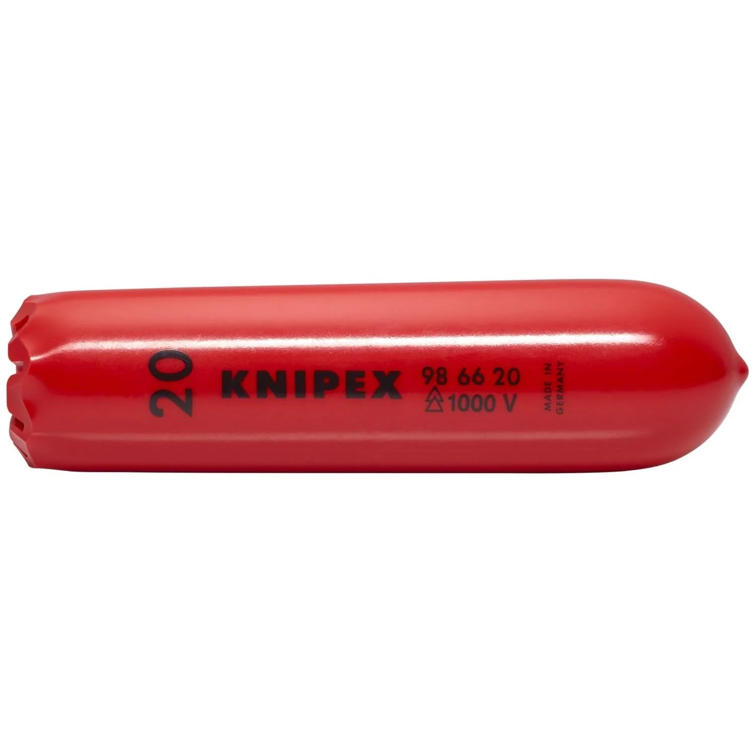 Knipex 98 66 20 Self-Clamping Plastic Slip-On Cap-1000V Insulated - Image 1