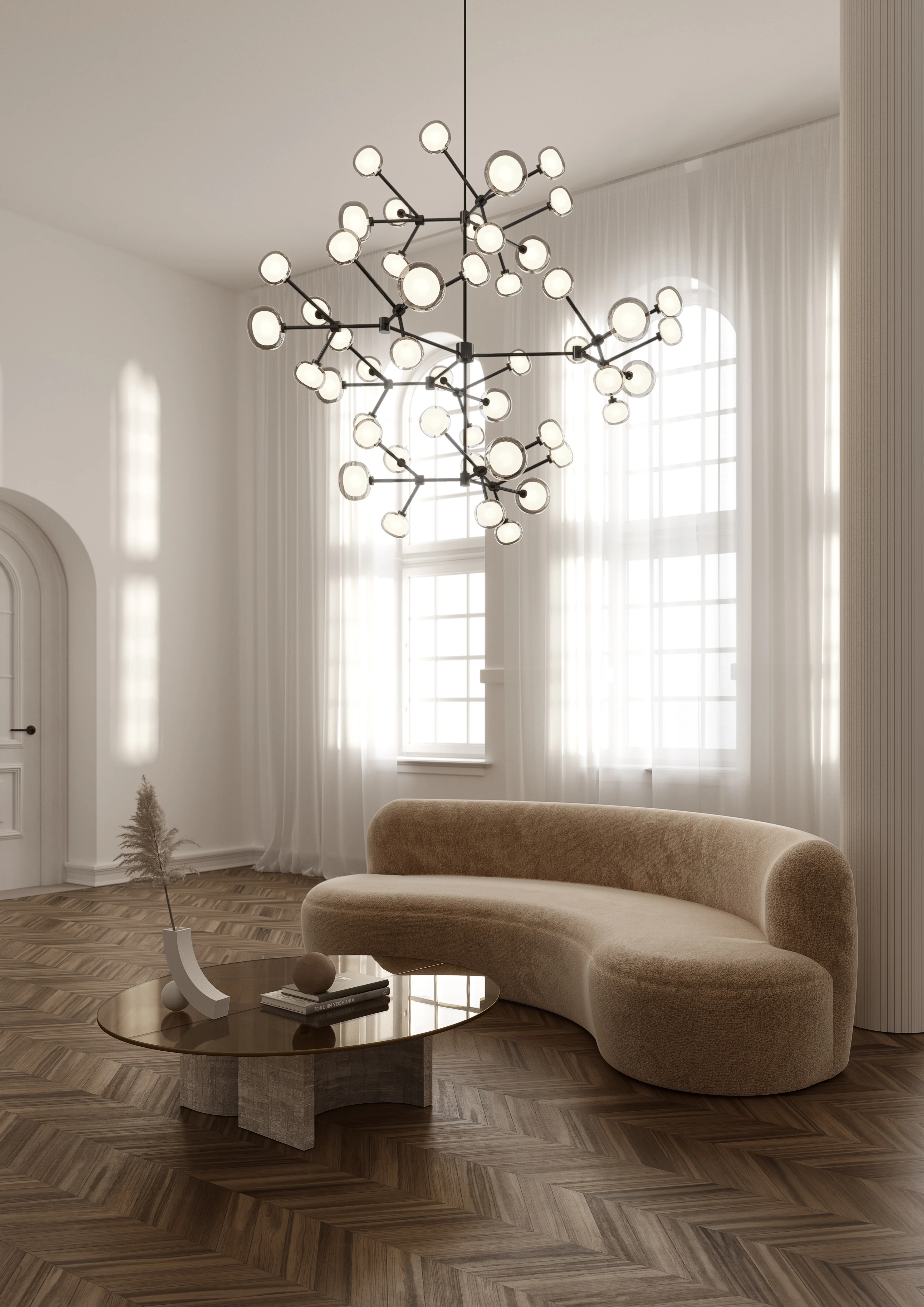 NABILA CHANDELIER 552.48 BY TOOY from $13,820.00 - Image 3