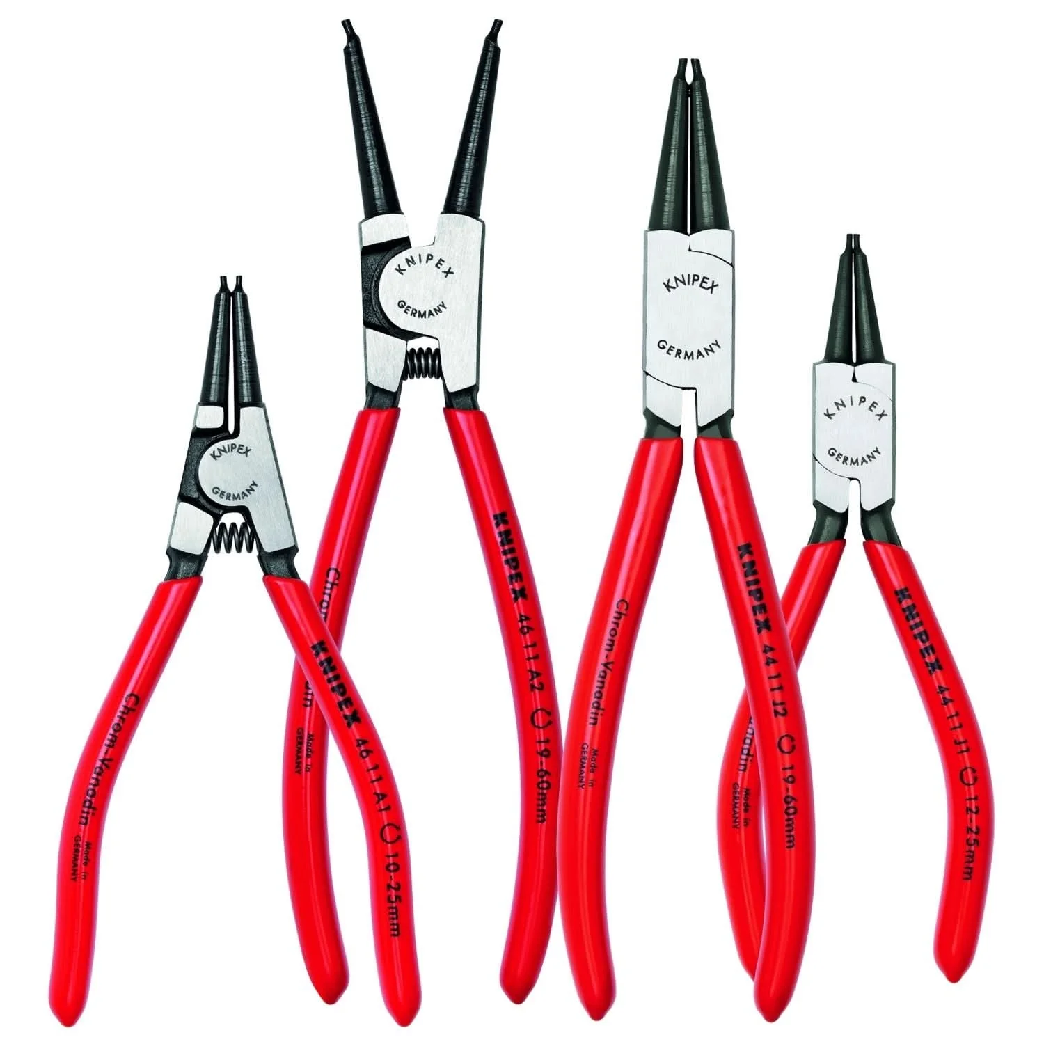 Knipex 9K 00 19 51 US 4 Pc Snap Ring Set In Pouch - Image 1