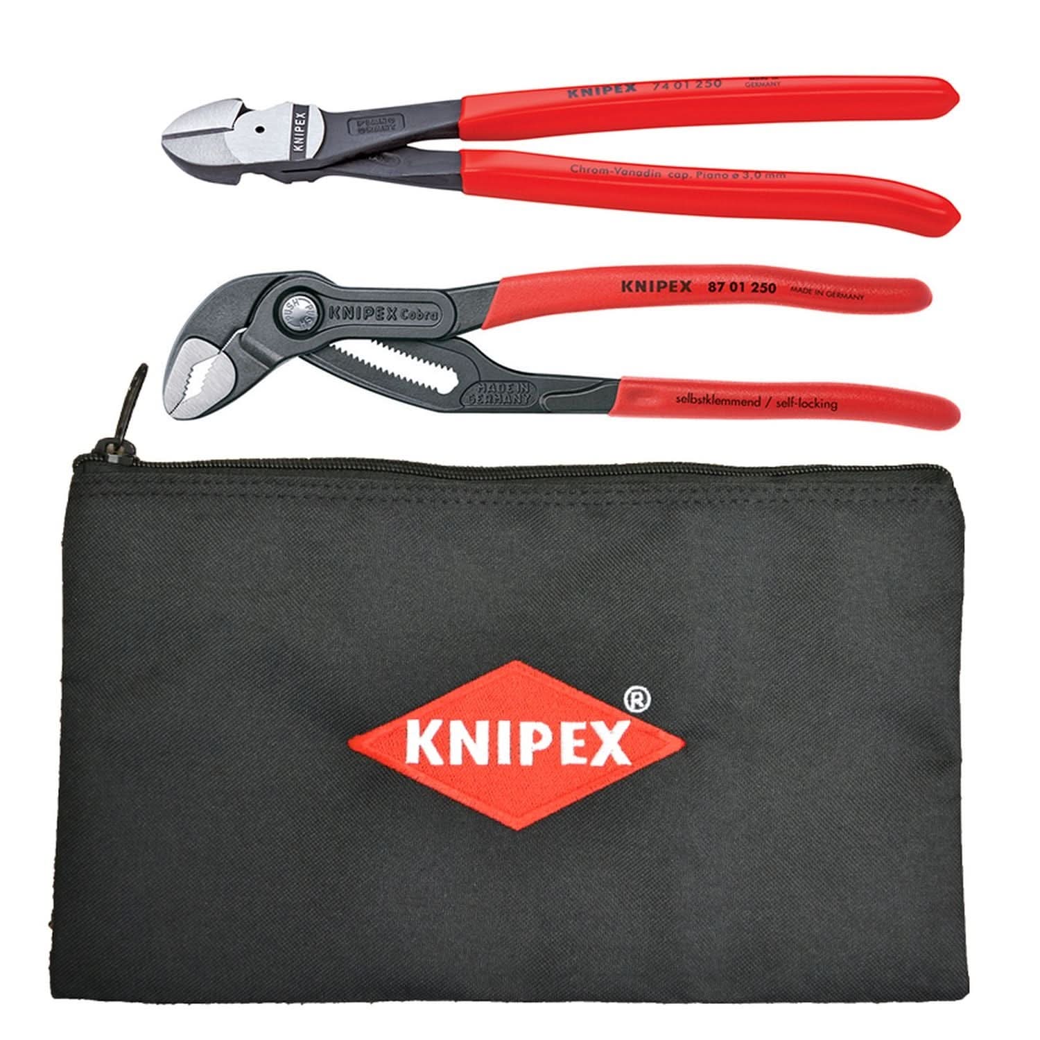 Knipex 9K 00 80 115 US 2 Pc Pliers Set With Keeper - Image 1