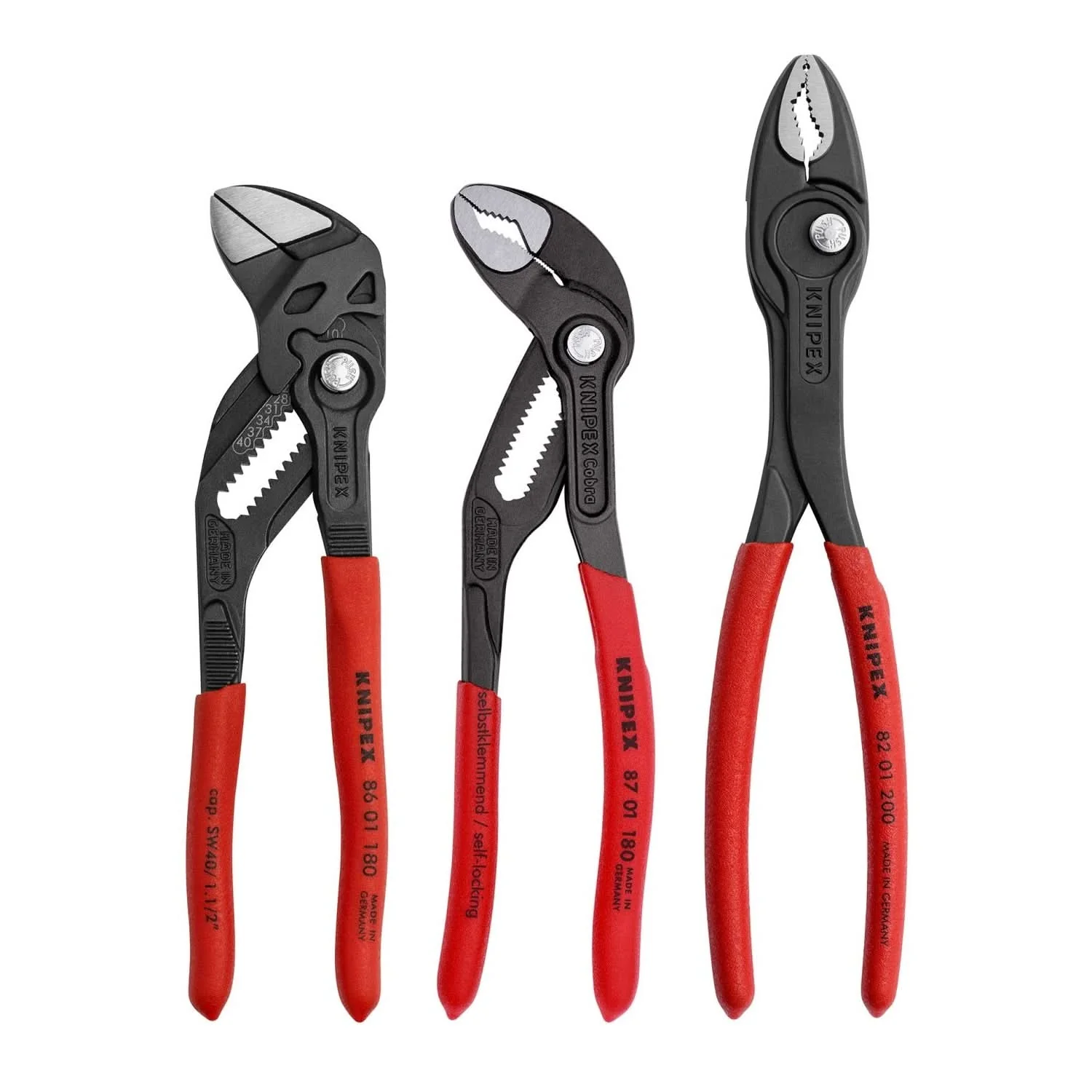 Knipex 9K 00 80 156 US 3-Piece Top Selling Pliers Set - Image 1