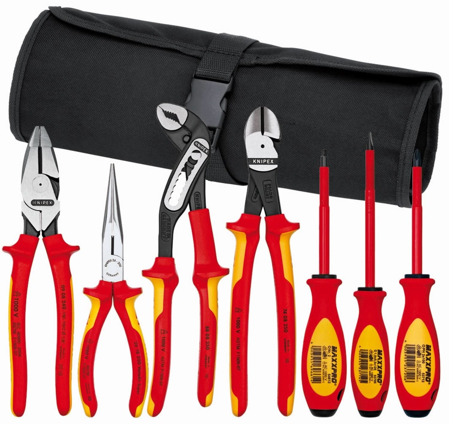 Knipex 9K 98 98 26 US 7 Pc Pliers/Screwdriver Tool Set - Image 3