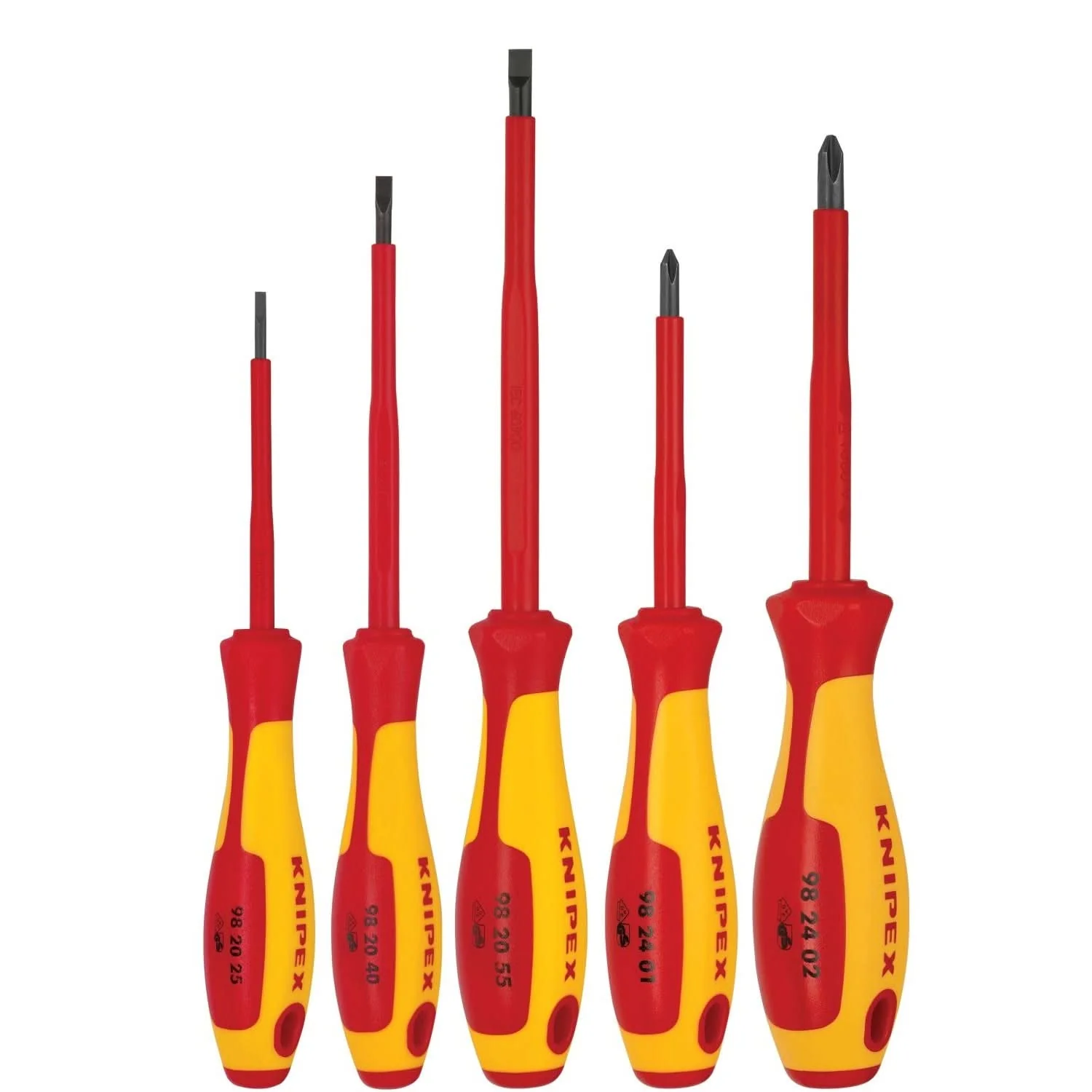 Knipex 9K 98 98 32 US 5 Pc Screwdriver Set-1000V Insulated - Image 1