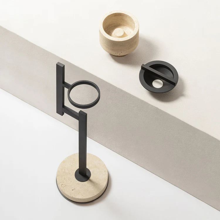 GIOBAGNARA | RIMINI MARBLE STANDING ASHTRAY | $2,720.00 - Image 3
