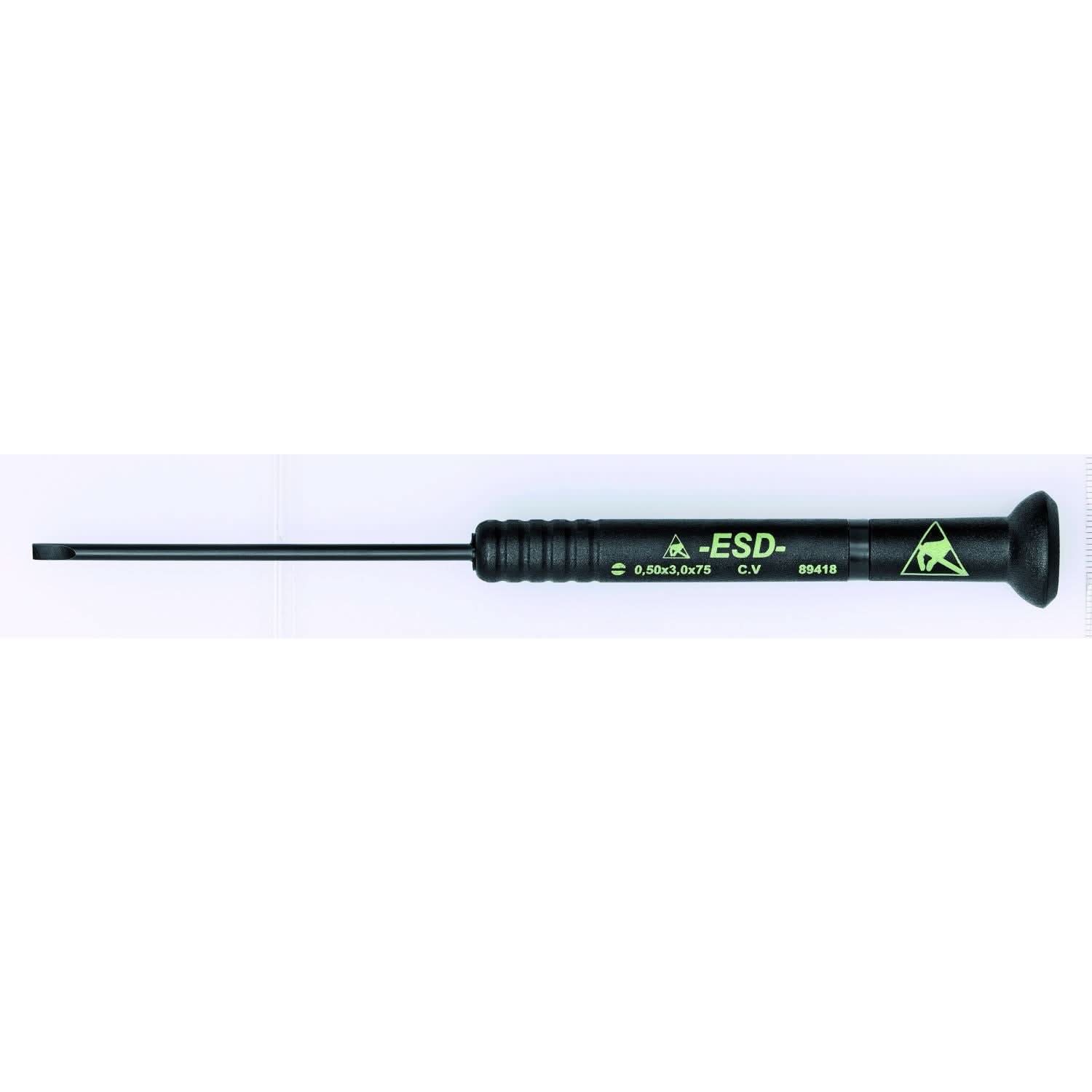 Witte 9T 89418 WITTRON ESD 3″ Slotted, 3.0mm Tip