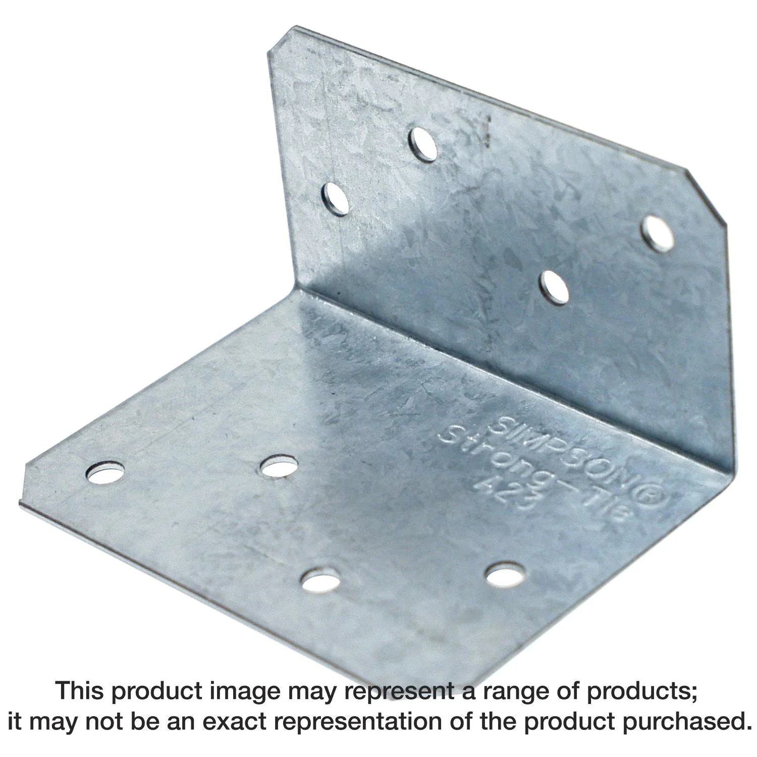 Simpson Strong-Tie A23Z 2-in. x 1-1/2-in. x 2-3/4-in. ZMAX Galvanized Angle - Image 3