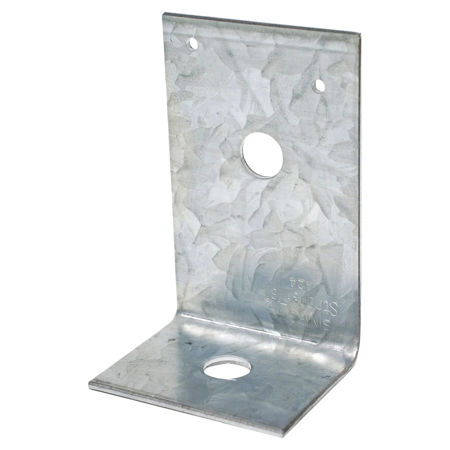 Simpson Strong-Tie A24 2-in. x 3-7/8-in. x 2-1/2-in. Galvanized Angle - Image 2